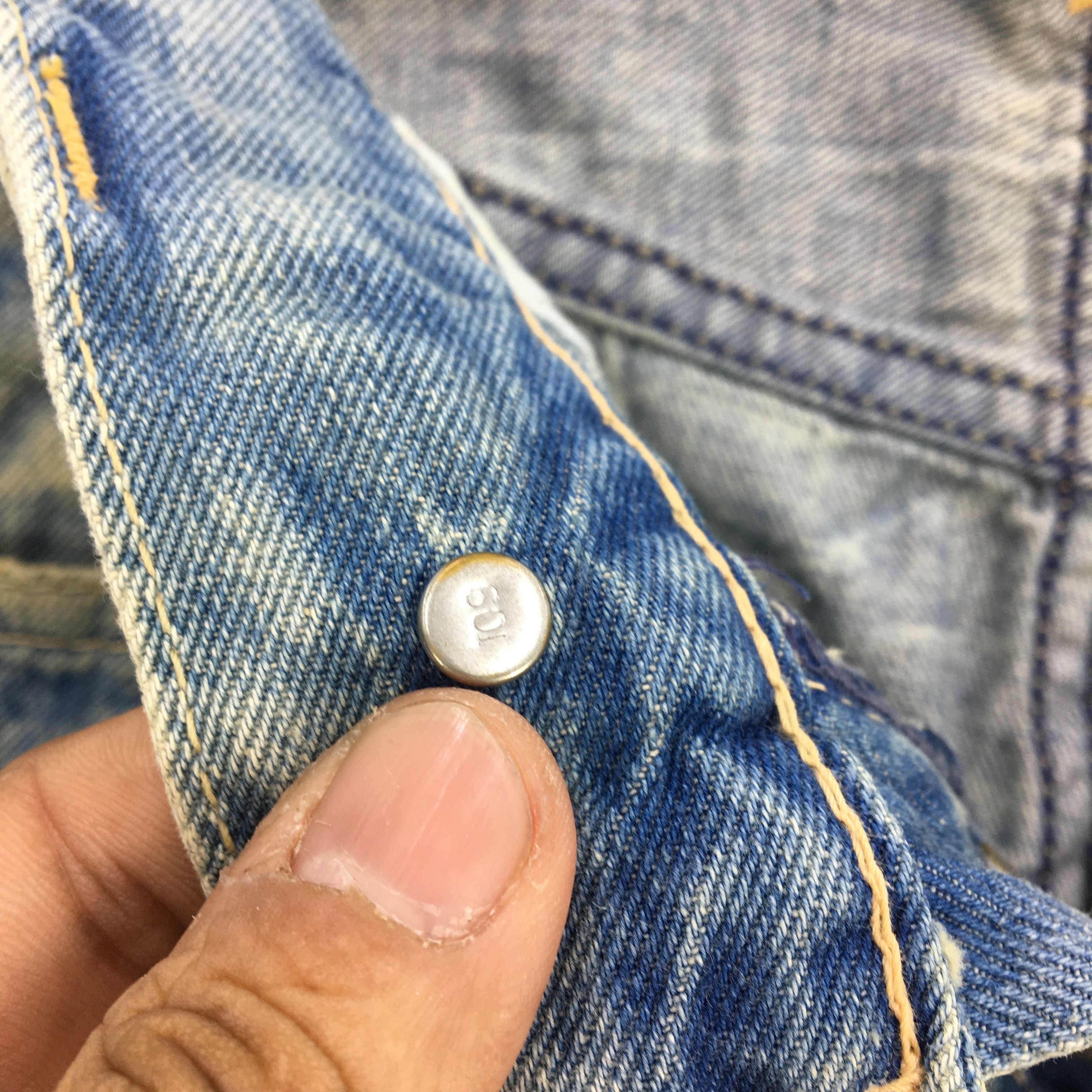 Levi's Vintage Levi's 501 Rusty Jeans Levis 501 Distresses Denim Size 28" / US 6 / IT 42 - 9 Thumbnail