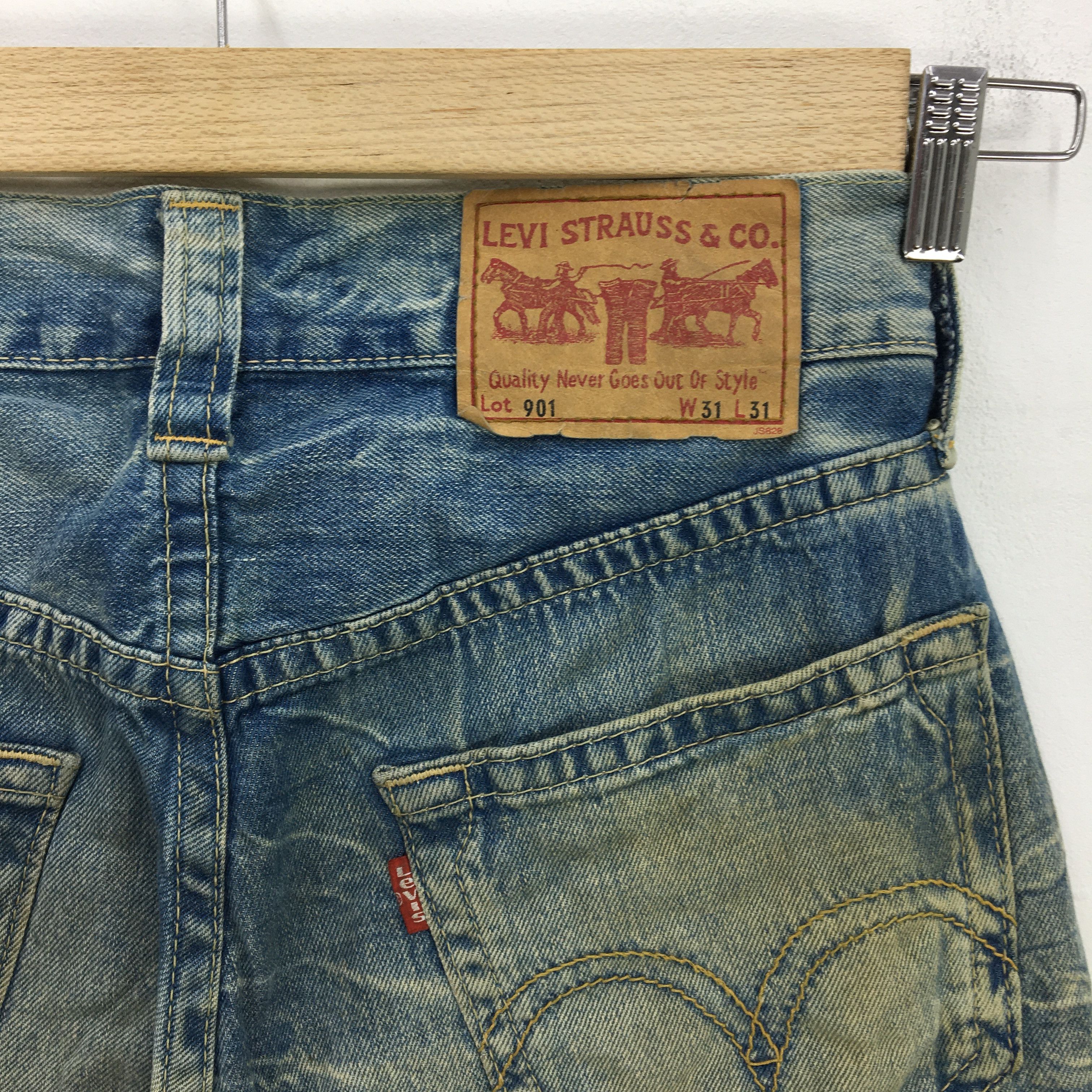 Levi's Vintage Levi's 501 Rusty Jeans Levis 501 Distresses Denim Size 28" / US 6 / IT 42 - 6 Thumbnail