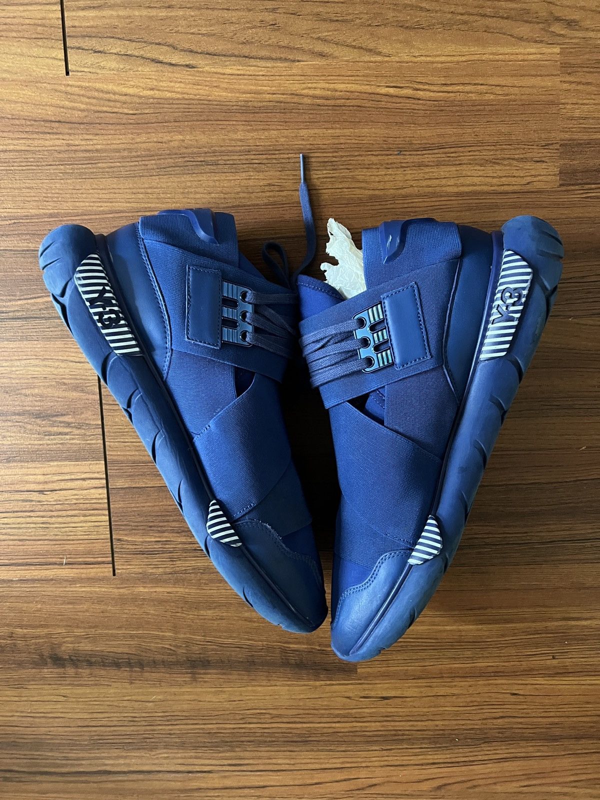 Adidas Y 3 Qasa High Blue Grailed