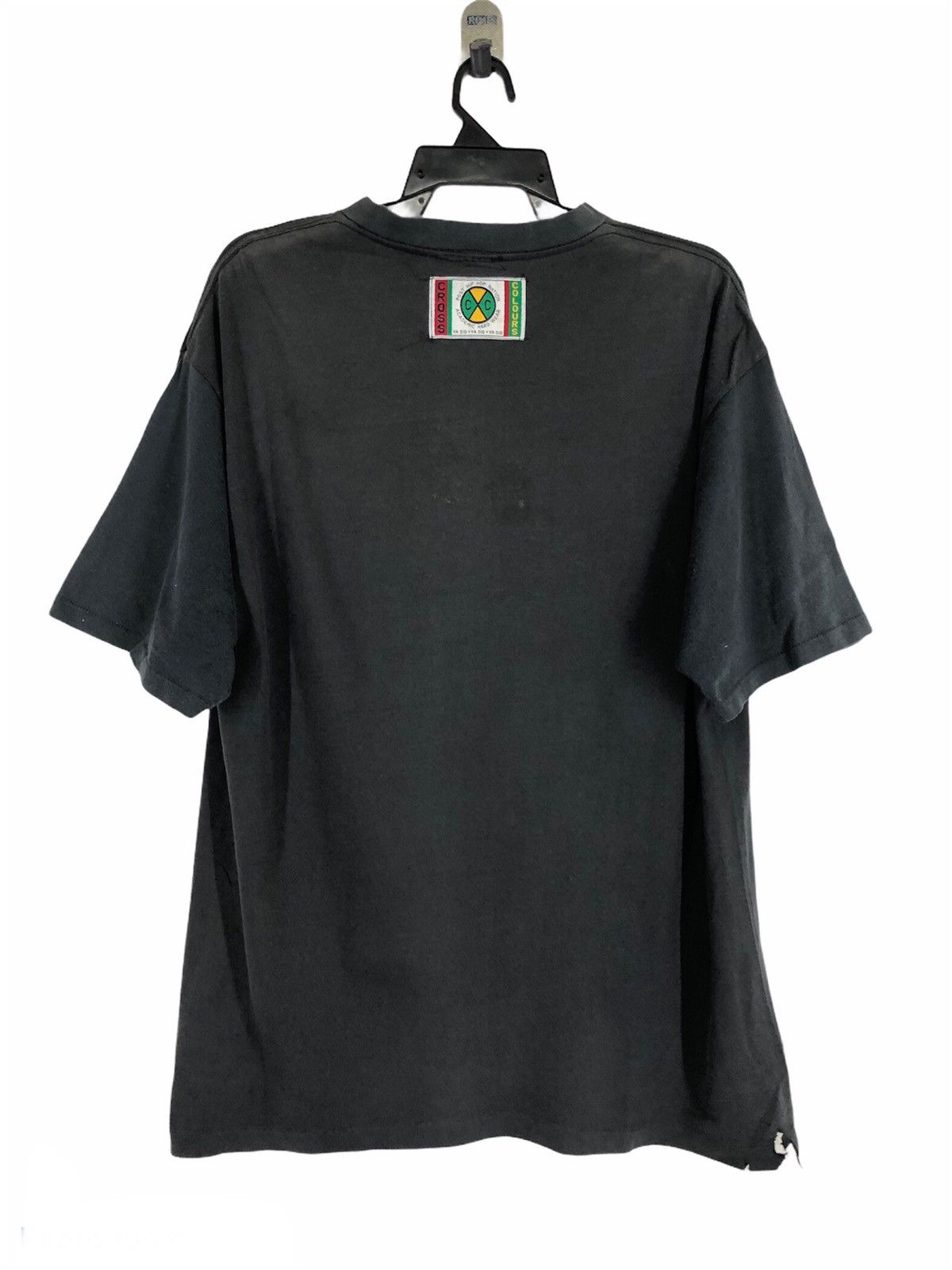 Cross Colours RARE Cross Colours Baseball Leaugue Graphic Logo Black Tee Size US M / EU 48-50 / 2 - 2 Thumbnail