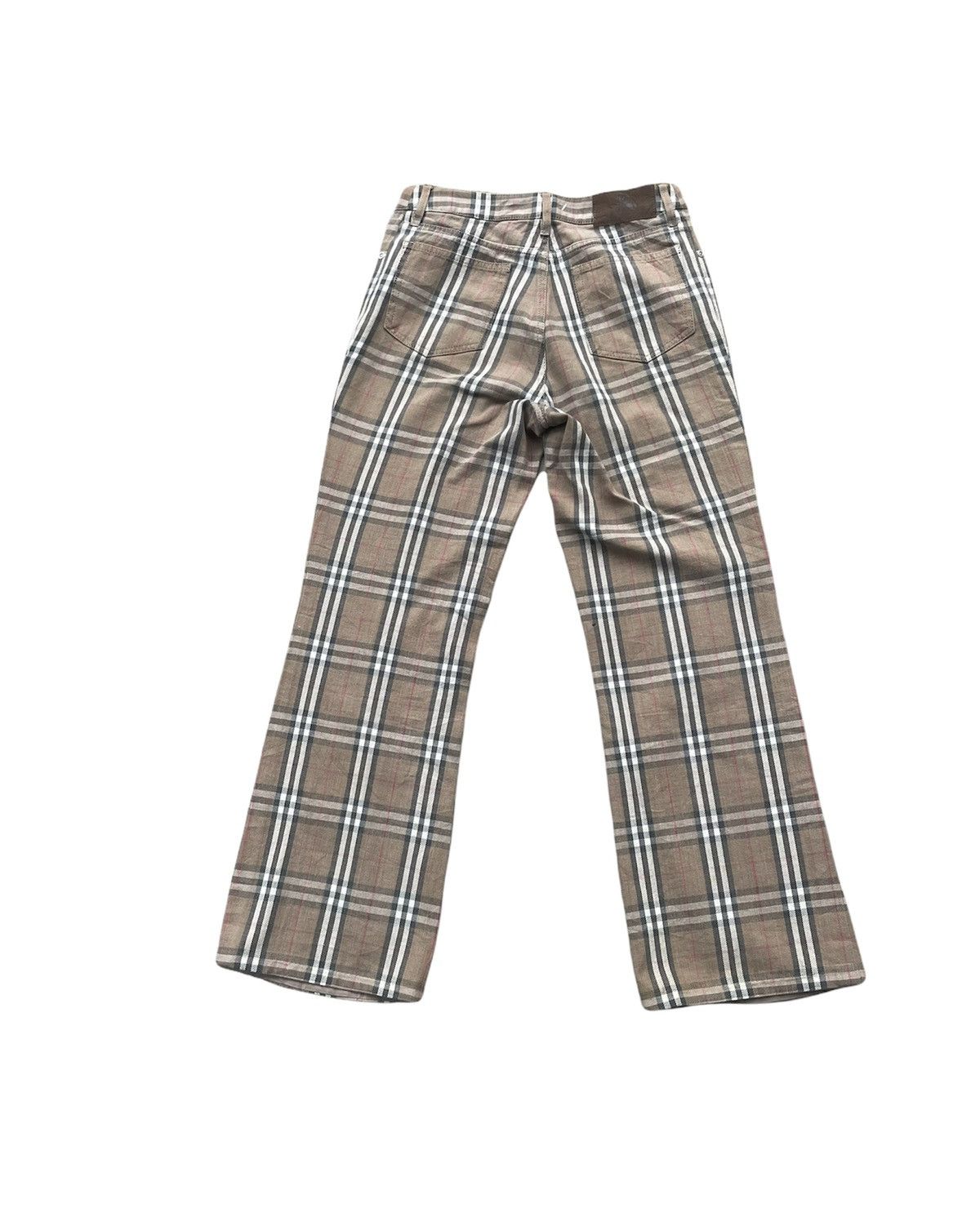 Burberry × Designer Burberry London Nova Checkered Denim Size US 27 - 6 Thumbnail