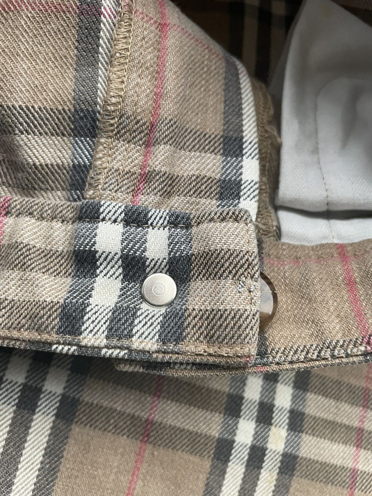 Burberry × Designer Burberry London Nova Checkered Denim Size US 27 - 14 Thumbnail