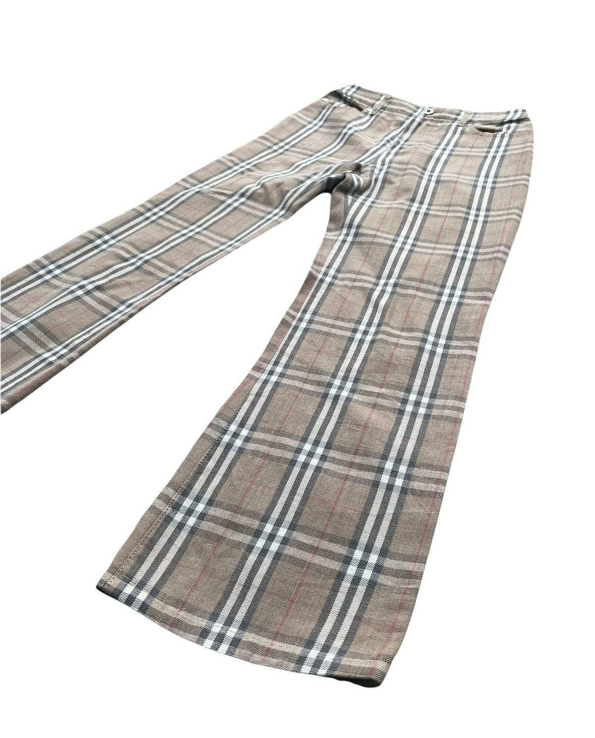Burberry × Designer Burberry London Nova Checkered Denim Size US 27 - 2 Thumbnail