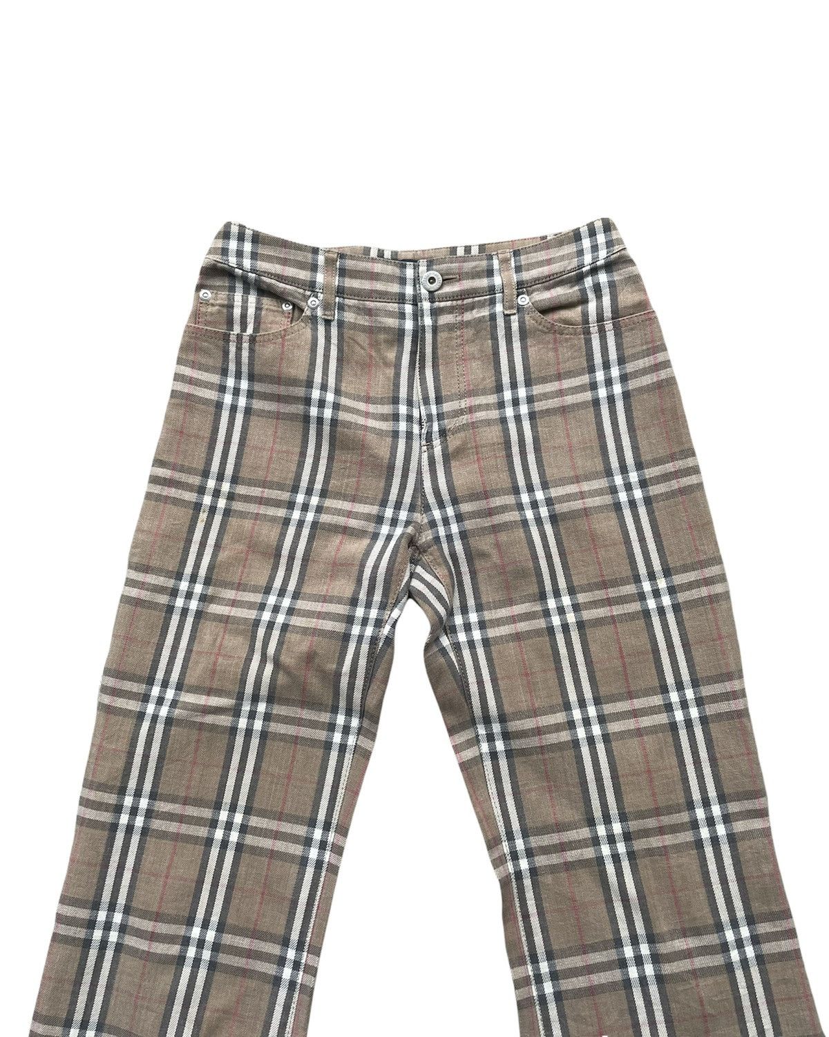 Burberry × Designer Burberry London Nova Checkered Denim Size US 27 - 3 Thumbnail