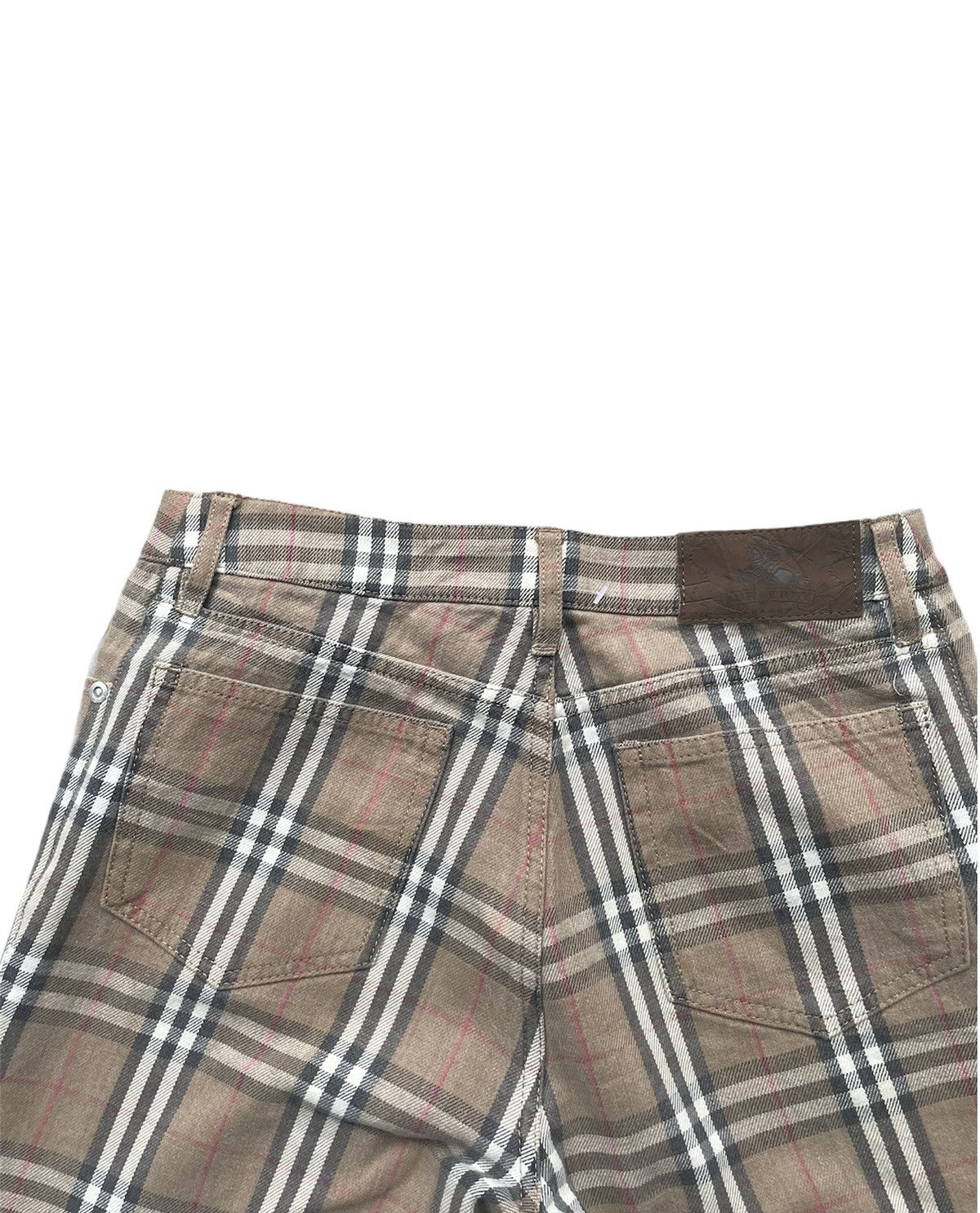 Burberry × Designer Burberry London Nova Checkered Denim Size US 27 - 8 Thumbnail