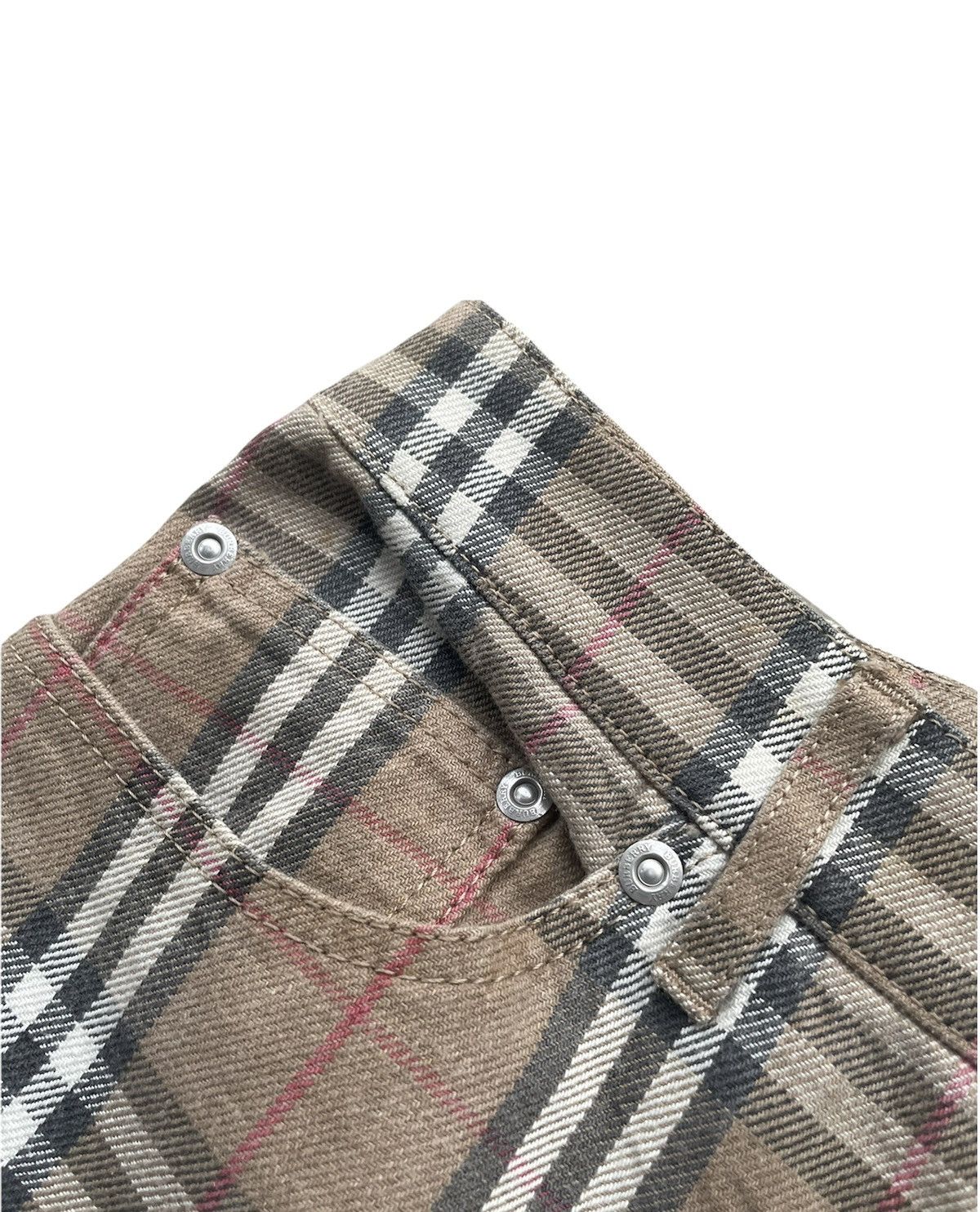 Burberry × Designer Burberry London Nova Checkered Denim Size US 27 - 5 Thumbnail
