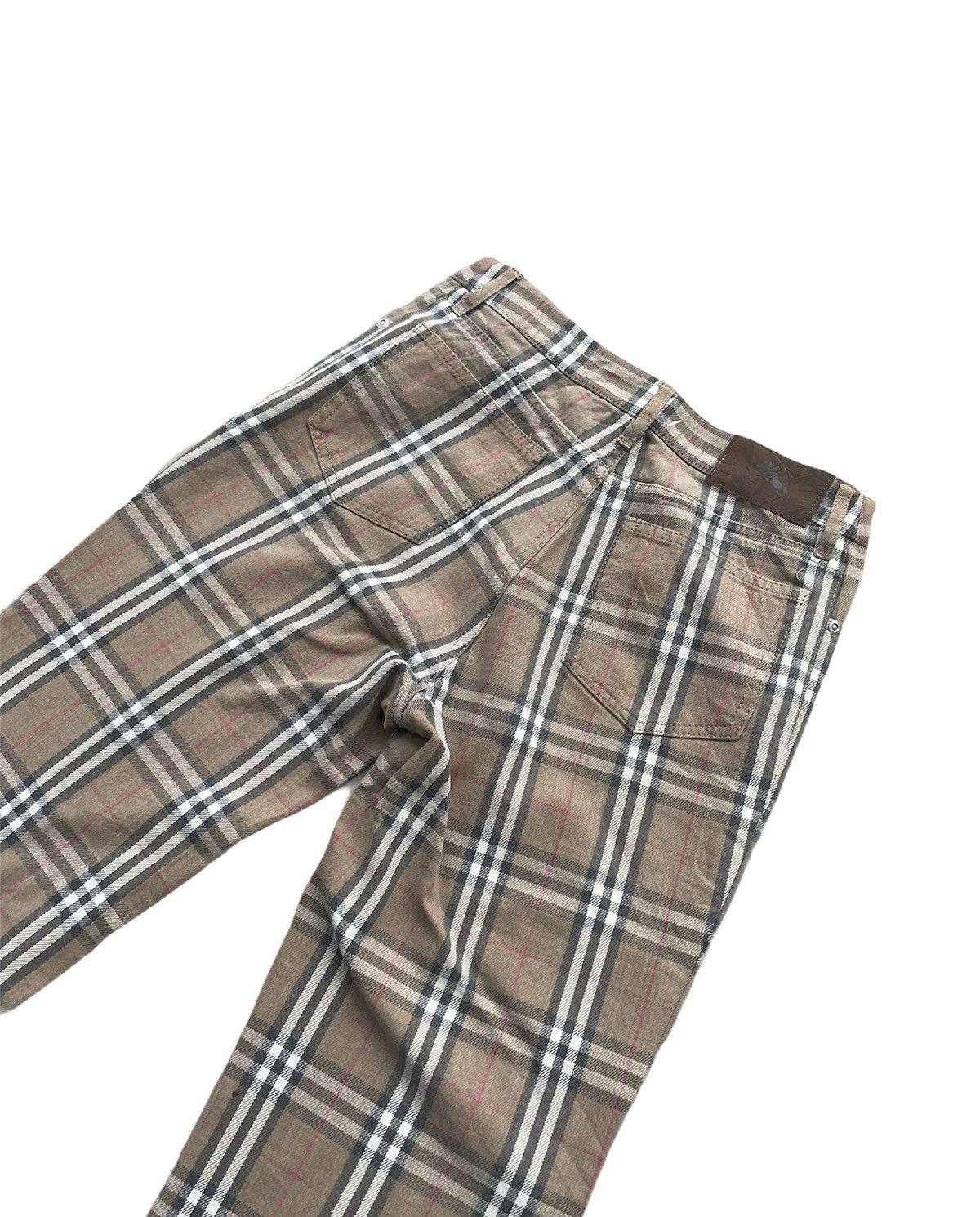 Burberry × Designer Burberry London Nova Checkered Denim Size US 27 - 7 Thumbnail