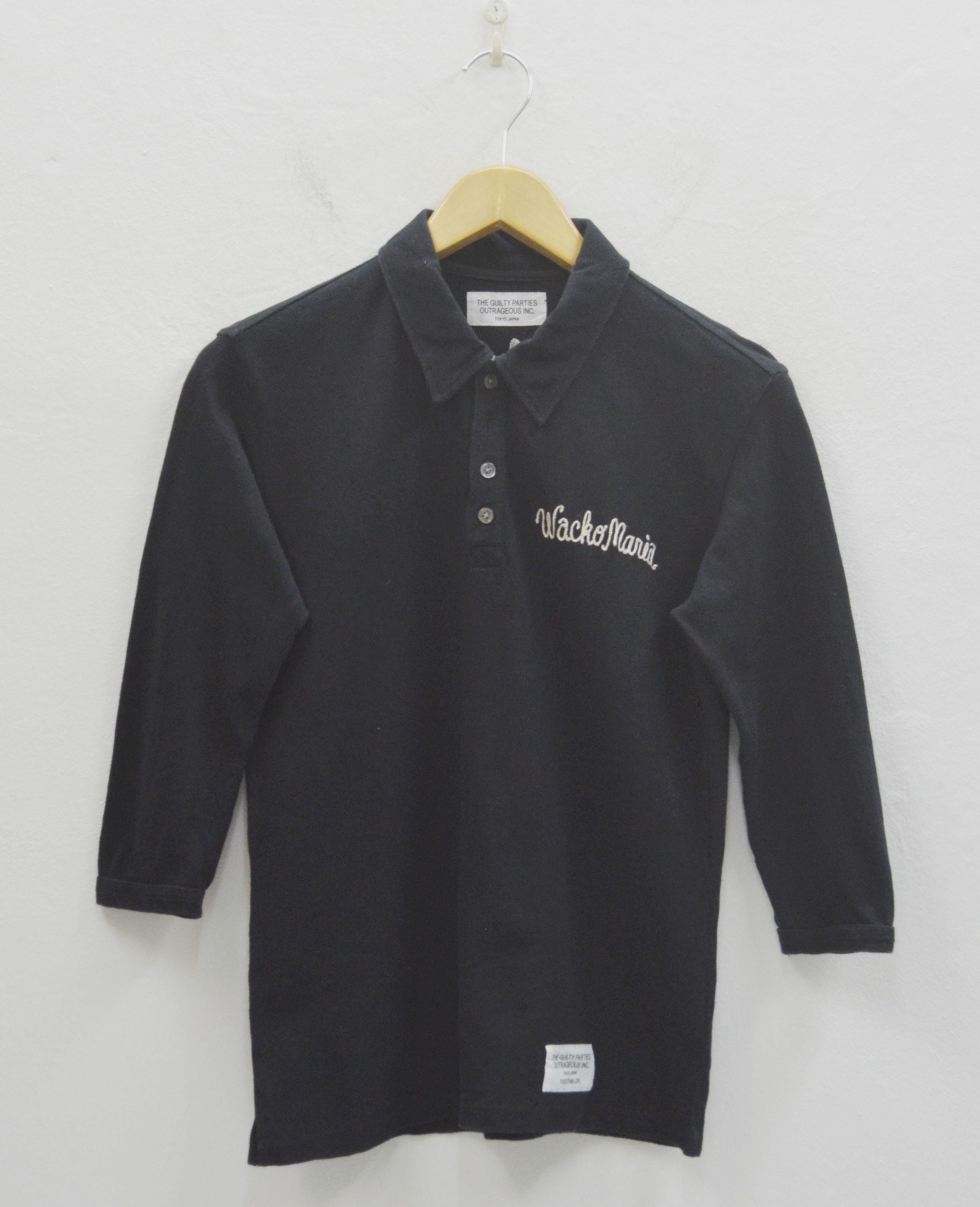 Wacko Maria Wacko Maria Guilty Parties Chainstitch 3/4 Polo Shirt 