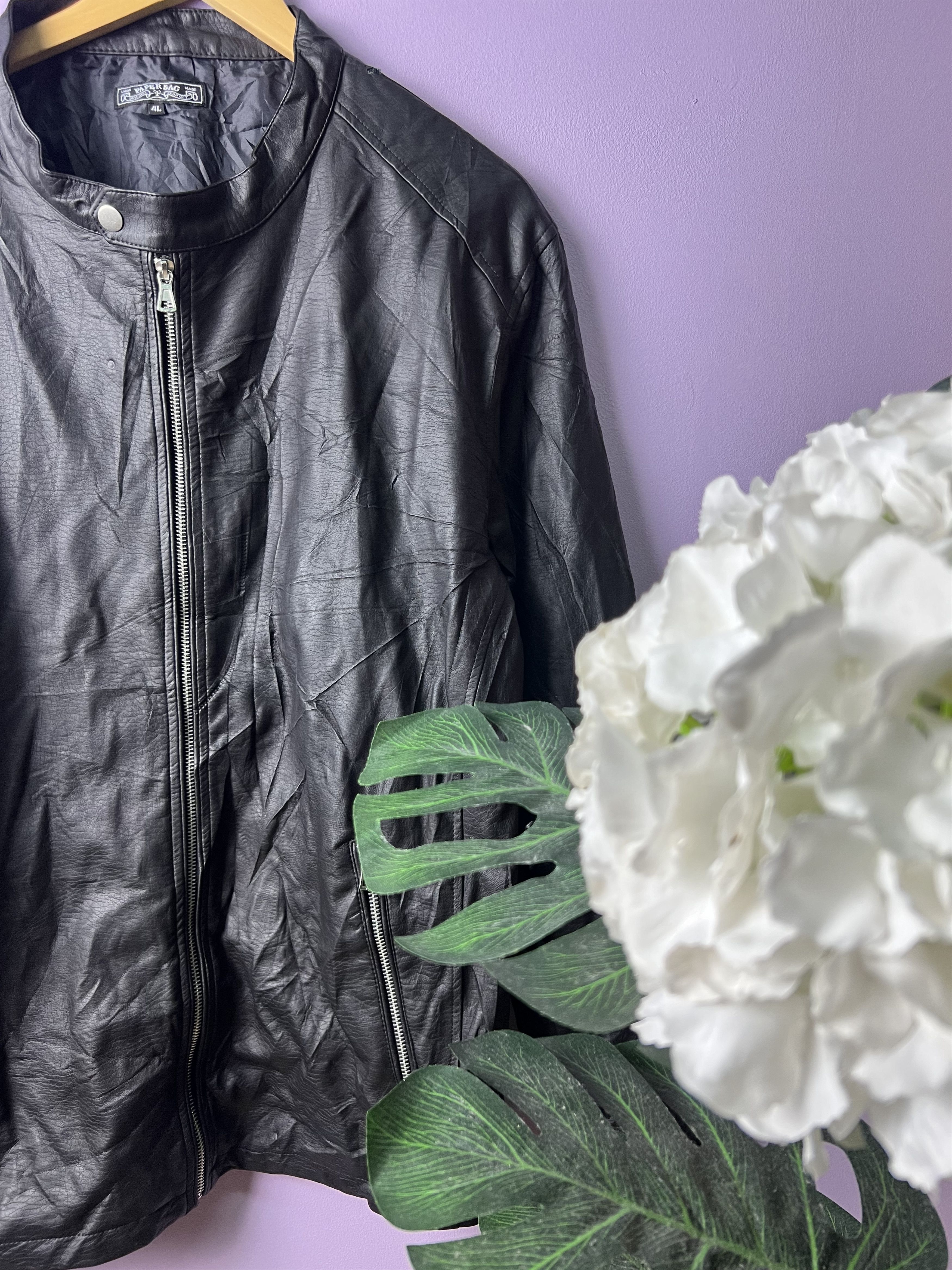 Other 🔥Paper Bag Union Made Composition Leather Jackets Size US M / EU 48-50 / 2 - 5 Thumbnail
