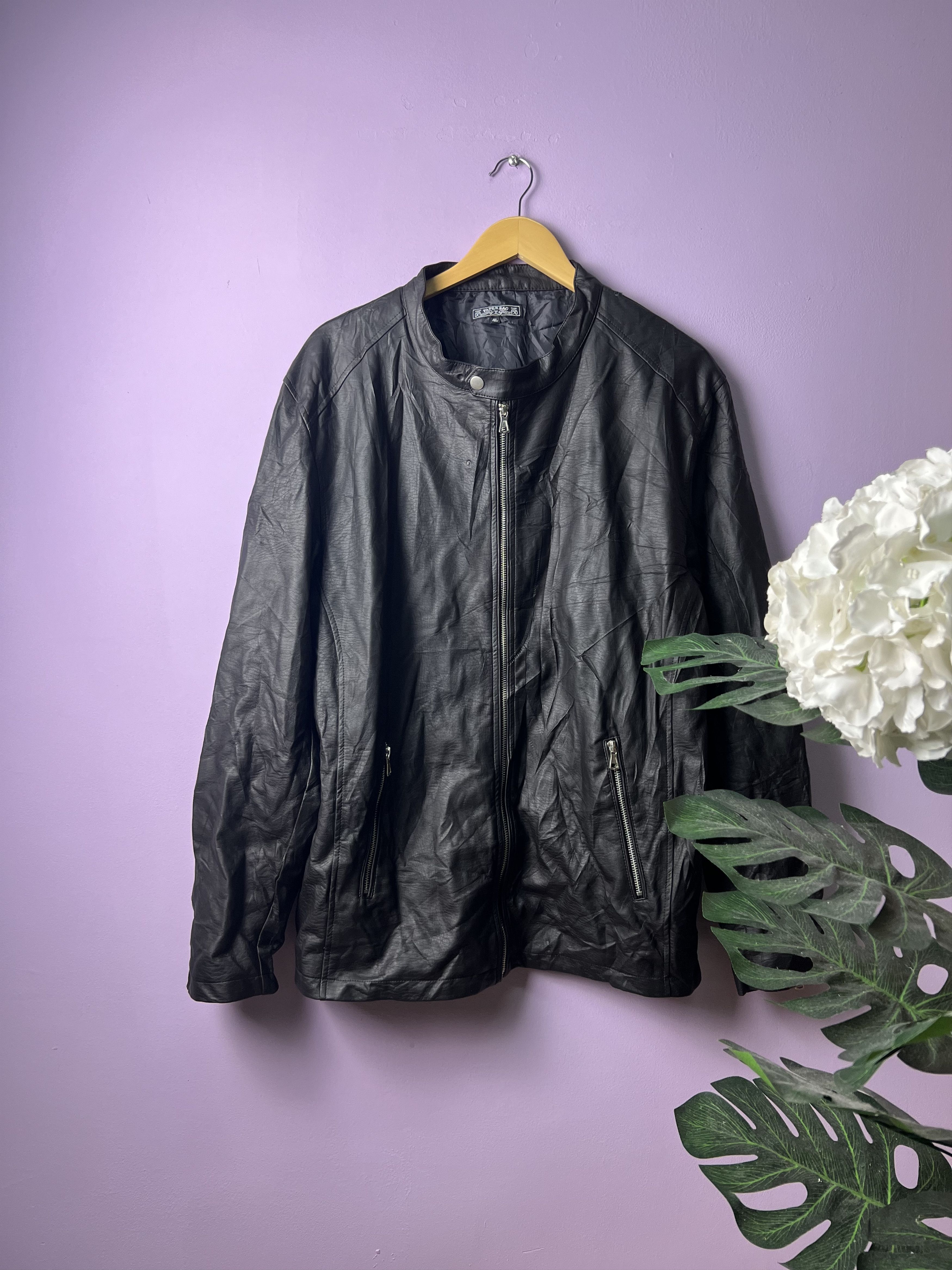 Other 🔥Paper Bag Union Made Composition Leather Jackets Size US M / EU 48-50 / 2 - 1 Thumbnail