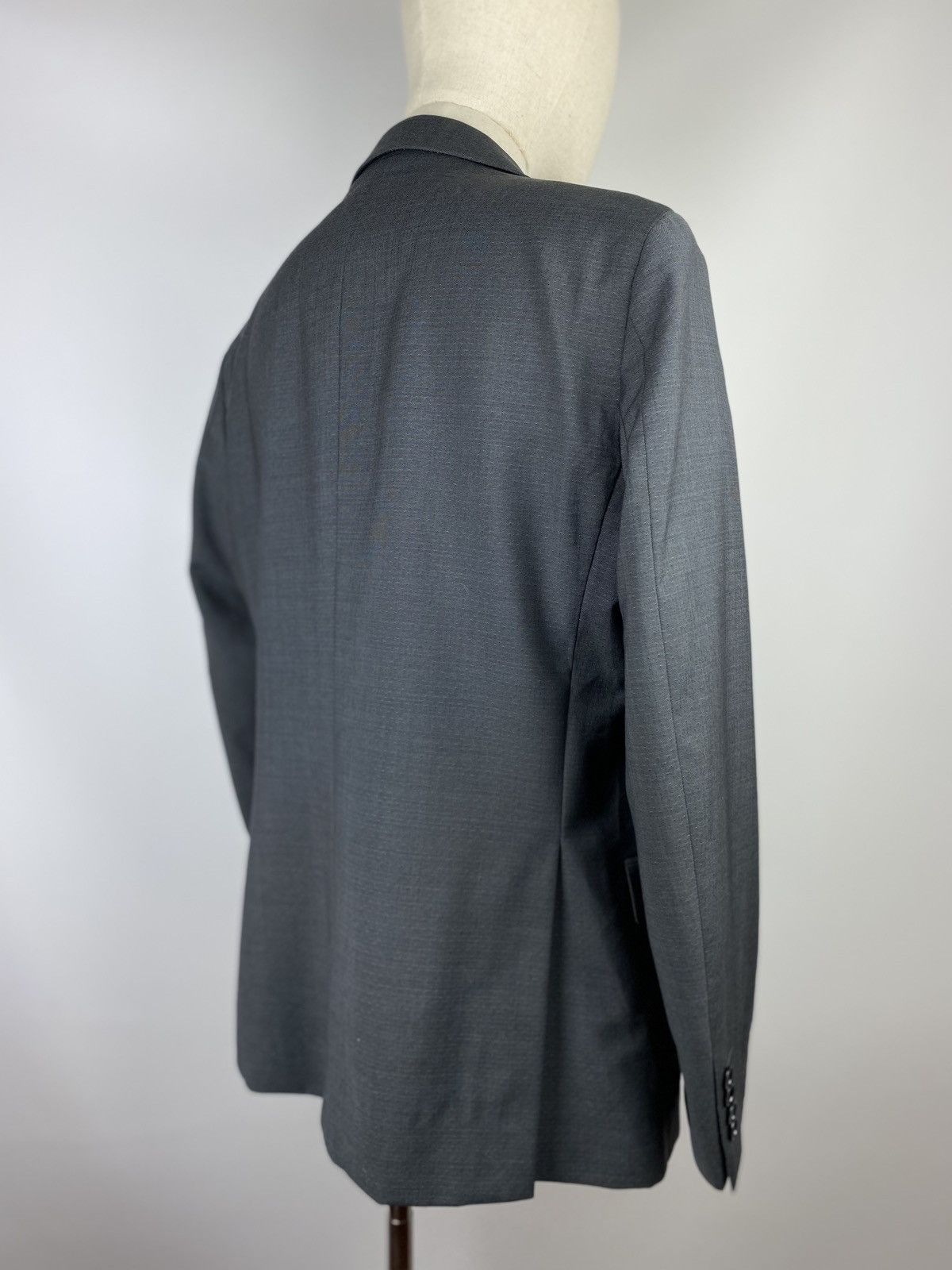 Designer × Paoloni Paoloni men’s gray wool blazer jacket sport coat size 50 Size 40R - 10 Thumbnail