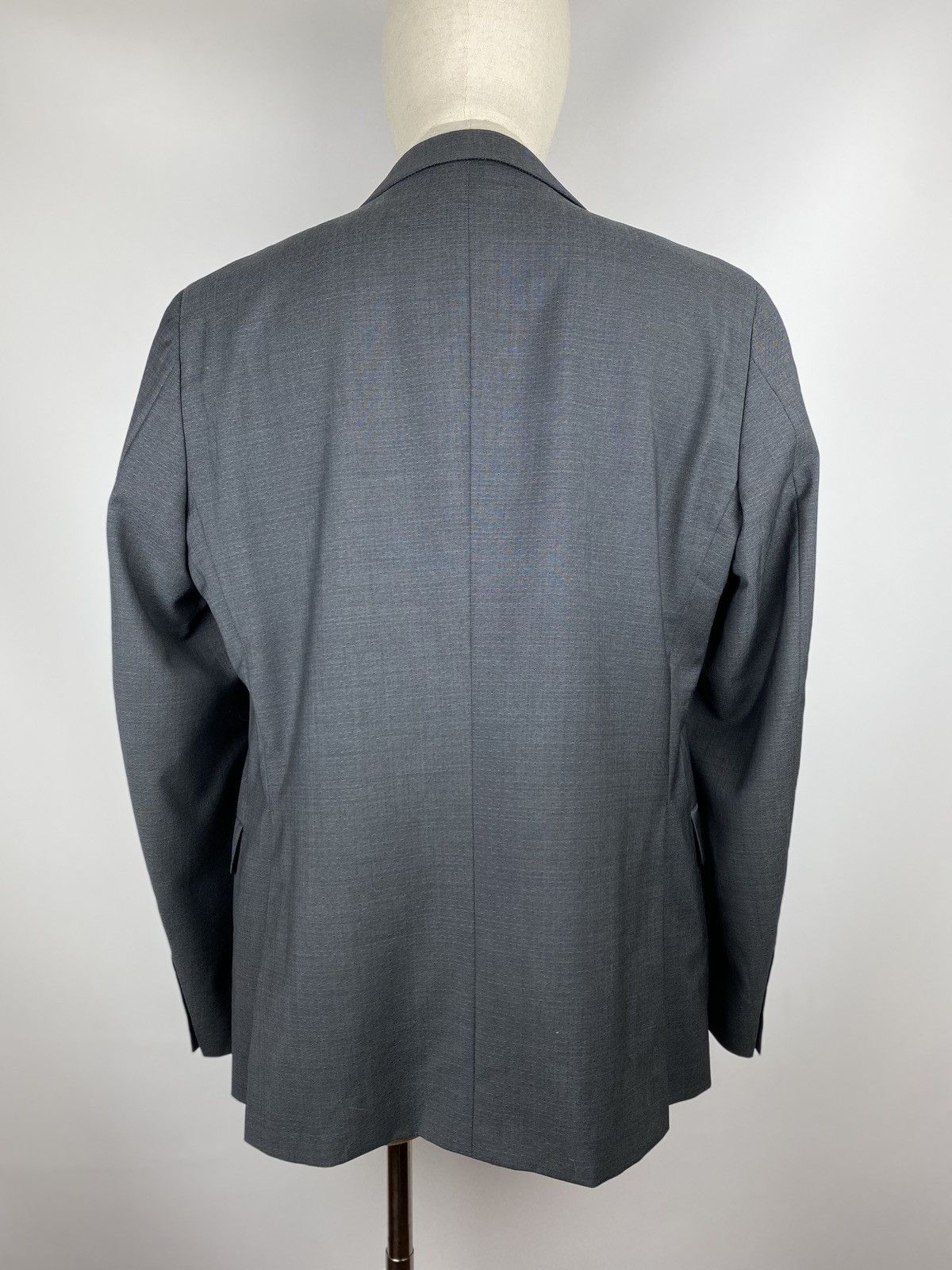 Designer × Paoloni Paoloni men’s gray wool blazer jacket sport coat size 50 Size 40R - 8 Thumbnail