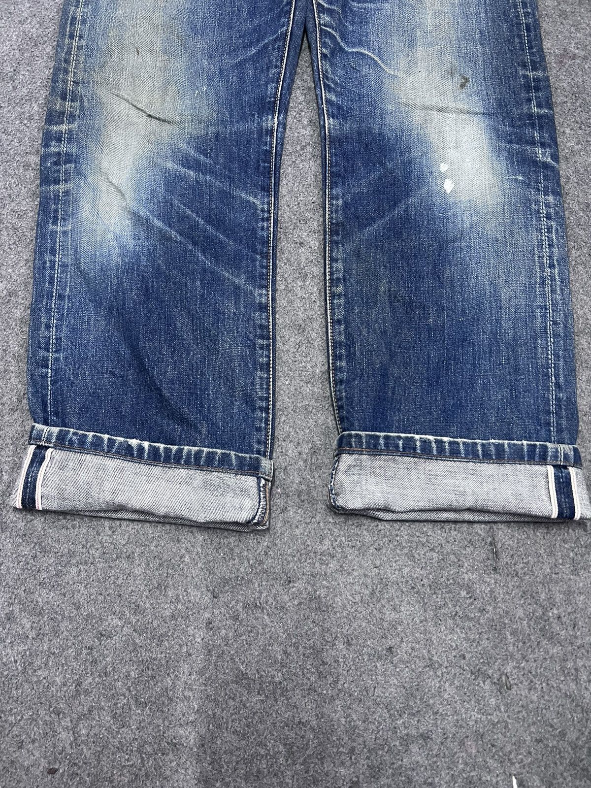 Japanese Brand × Levi's Vintage Clothing THRASHED LEVIS 502 CAPITAL E SALVAGE DISTRESSED DENIM PANT Size US 29 - 6 Thumbnail