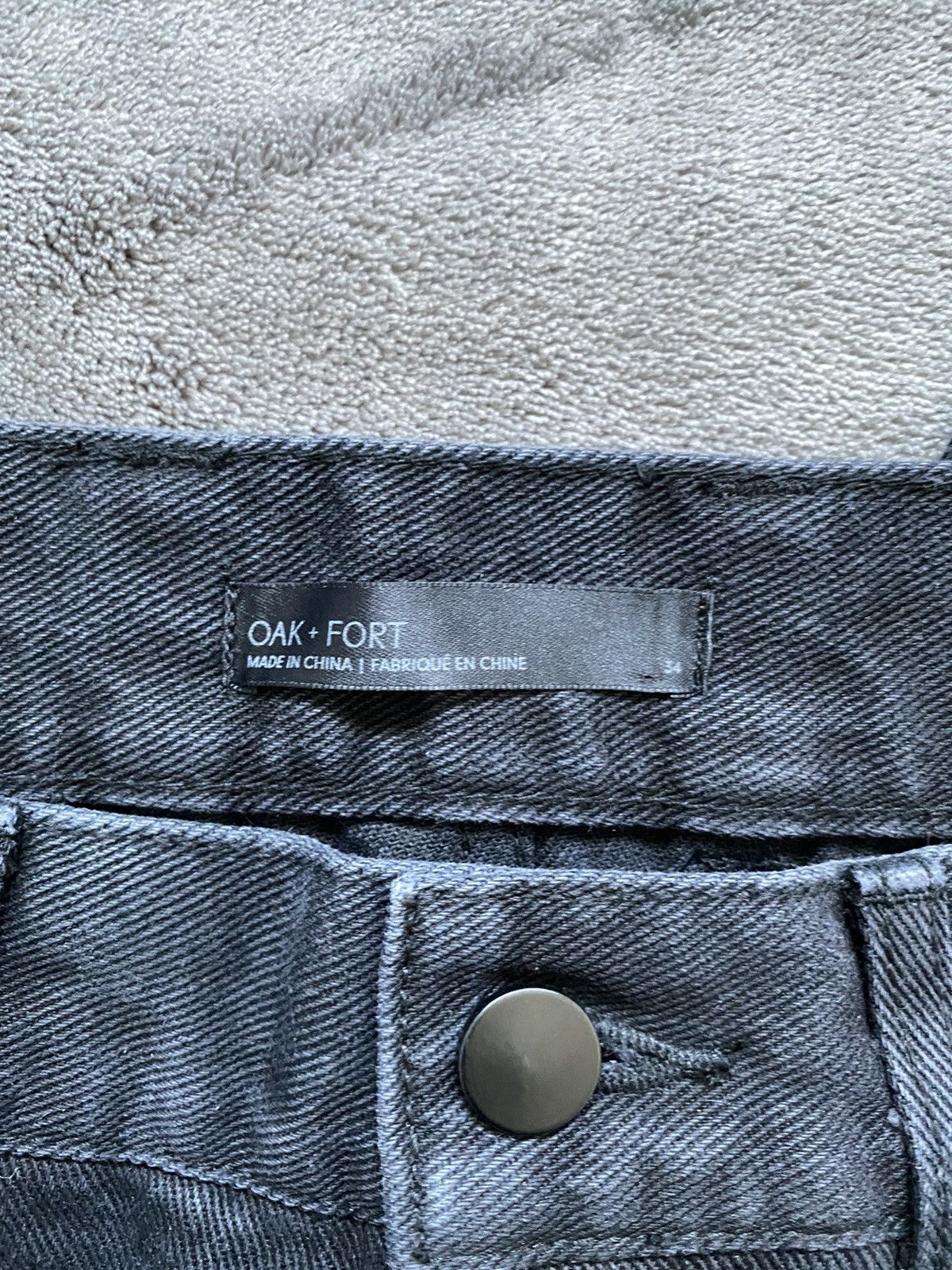Oak + Fort Oak+Fort Vintage Wash Denim Size US 34 / EU 50 - 2 Thumbnail