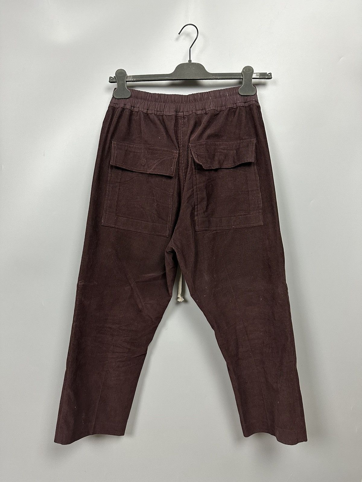 Rick Owens FW20 ‘PERFORMA’ Corduroy Cropped Pants Size US 34 / EU 50 - 7 Thumbnail