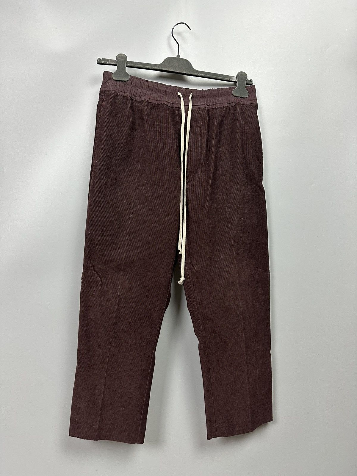 Rick Owens FW20 ‘PERFORMA’ Corduroy Cropped Pants Size US 34 / EU 50 - 1 Thumbnail