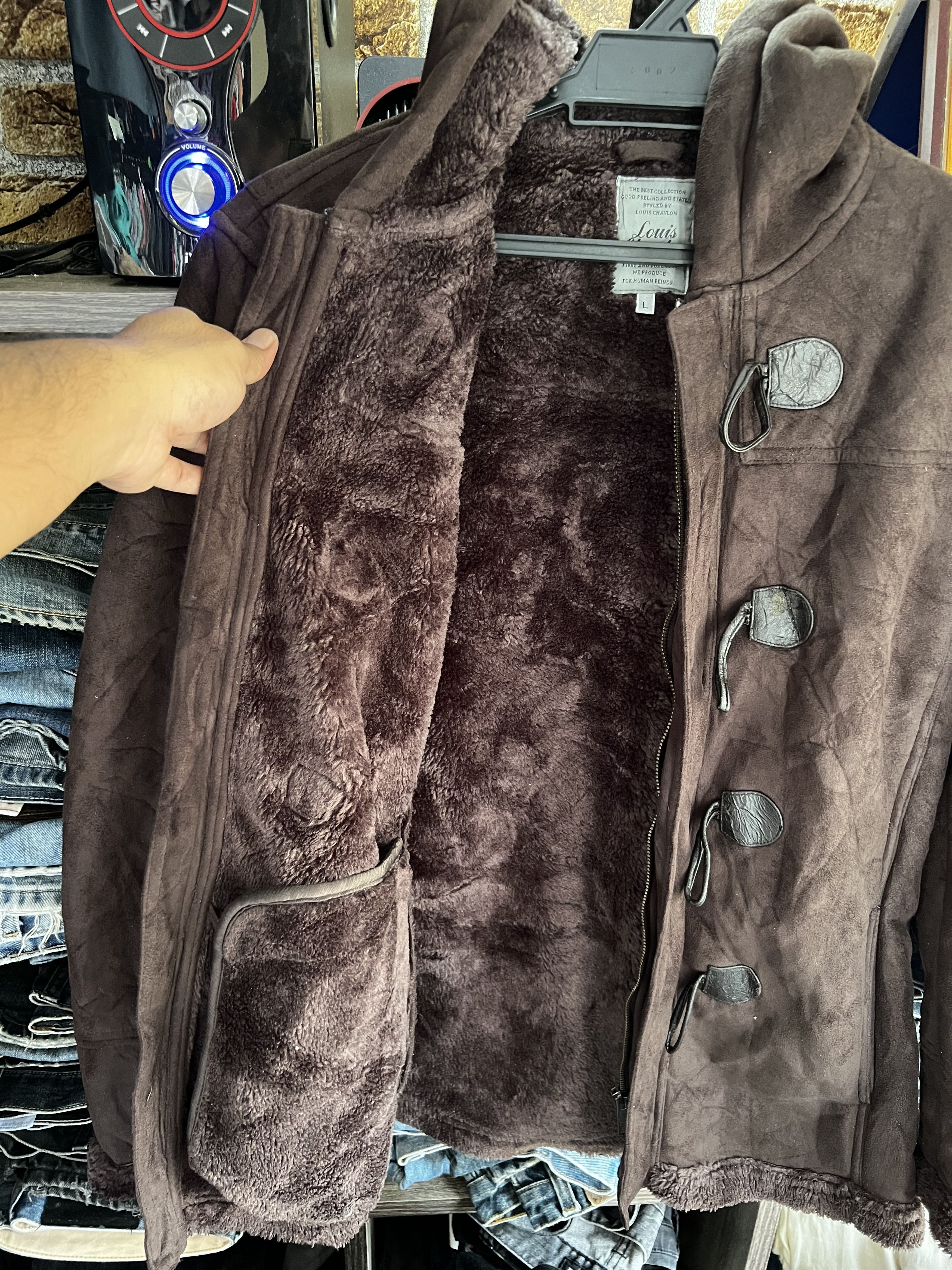 Other 🔥Louis Chavlon Shearling Leather Suede Duffle Jackets Size US M / EU 48-50 / 2 - 8 Thumbnail