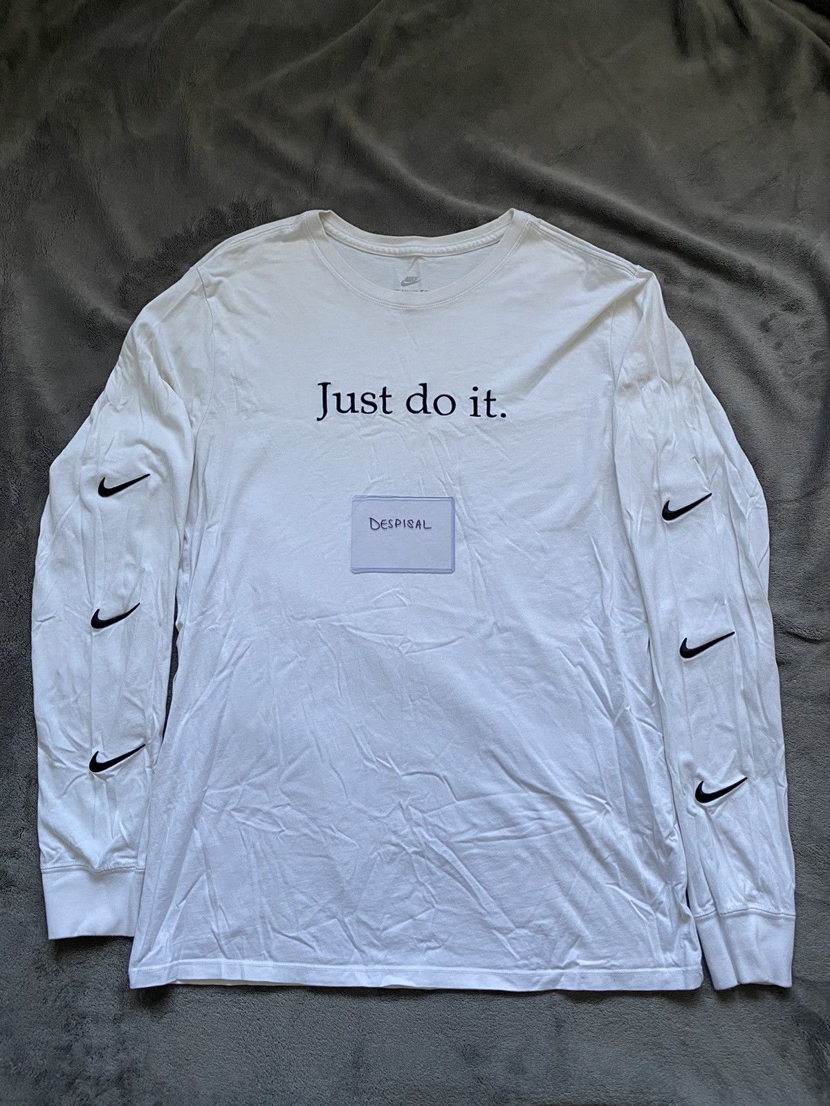 Nike Embroidered Nike Swoosh L/S Size US L / EU 52-54 / 3 - 1 Thumbnail