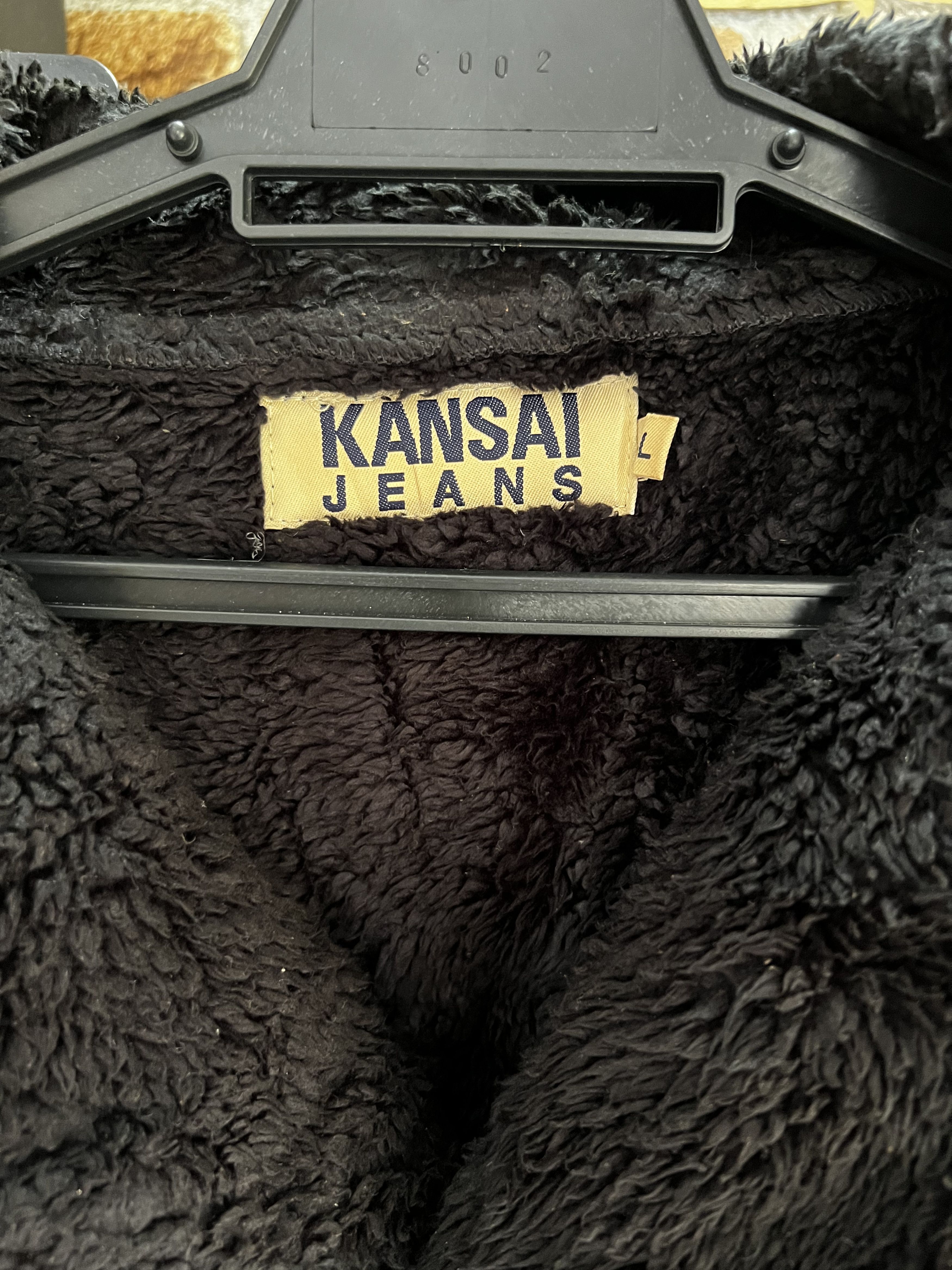 Kansai Yamamoto 🔥Black Kansai Jeans Shearling Leather Jackets Size US M / EU 48-50 / 2 - 8 Thumbnail