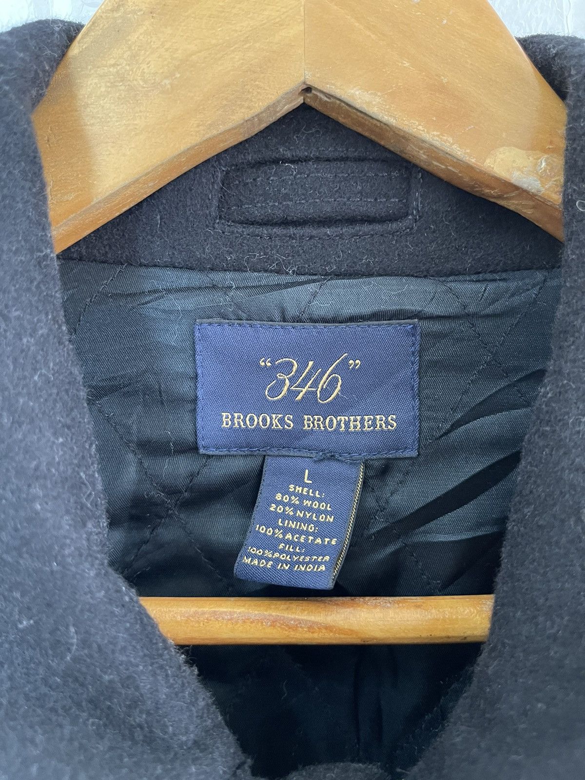 Brooks Brothers ☃️❄️Winter Brooks Brothers Wool Coat Blue Black Size US L / EU 52-54 / 3 - 7 Thumbnail