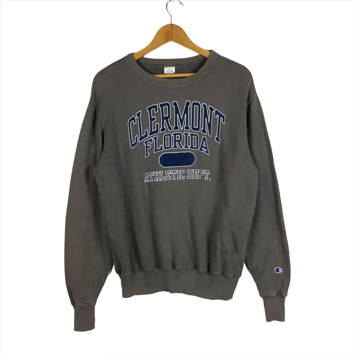 vintage champion clermont florida jumper pullover