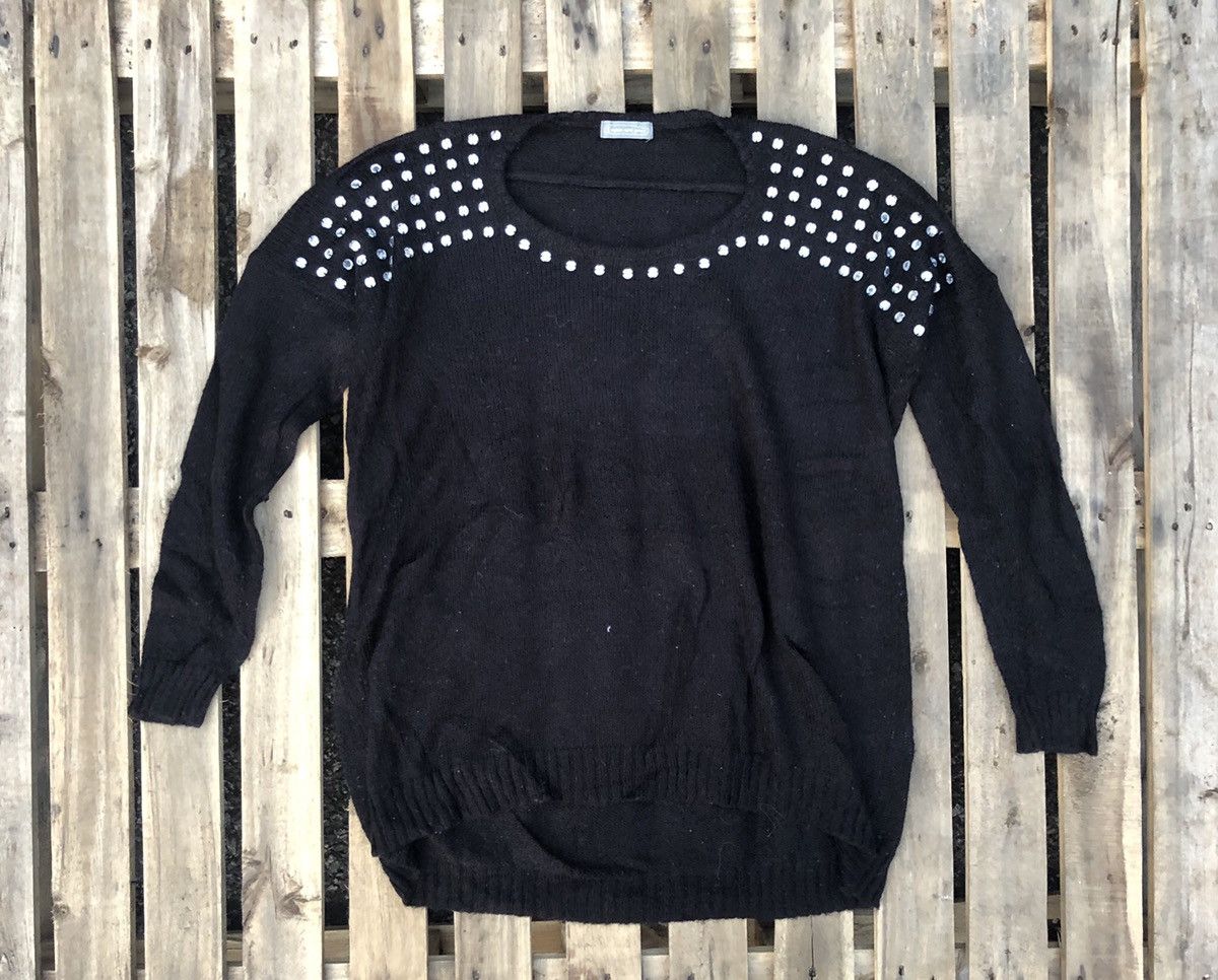 image of Aran Isles Knitwear x Coloured Cable Knit Sweater Hyphen World Gallery Knitwear Great Design Size X