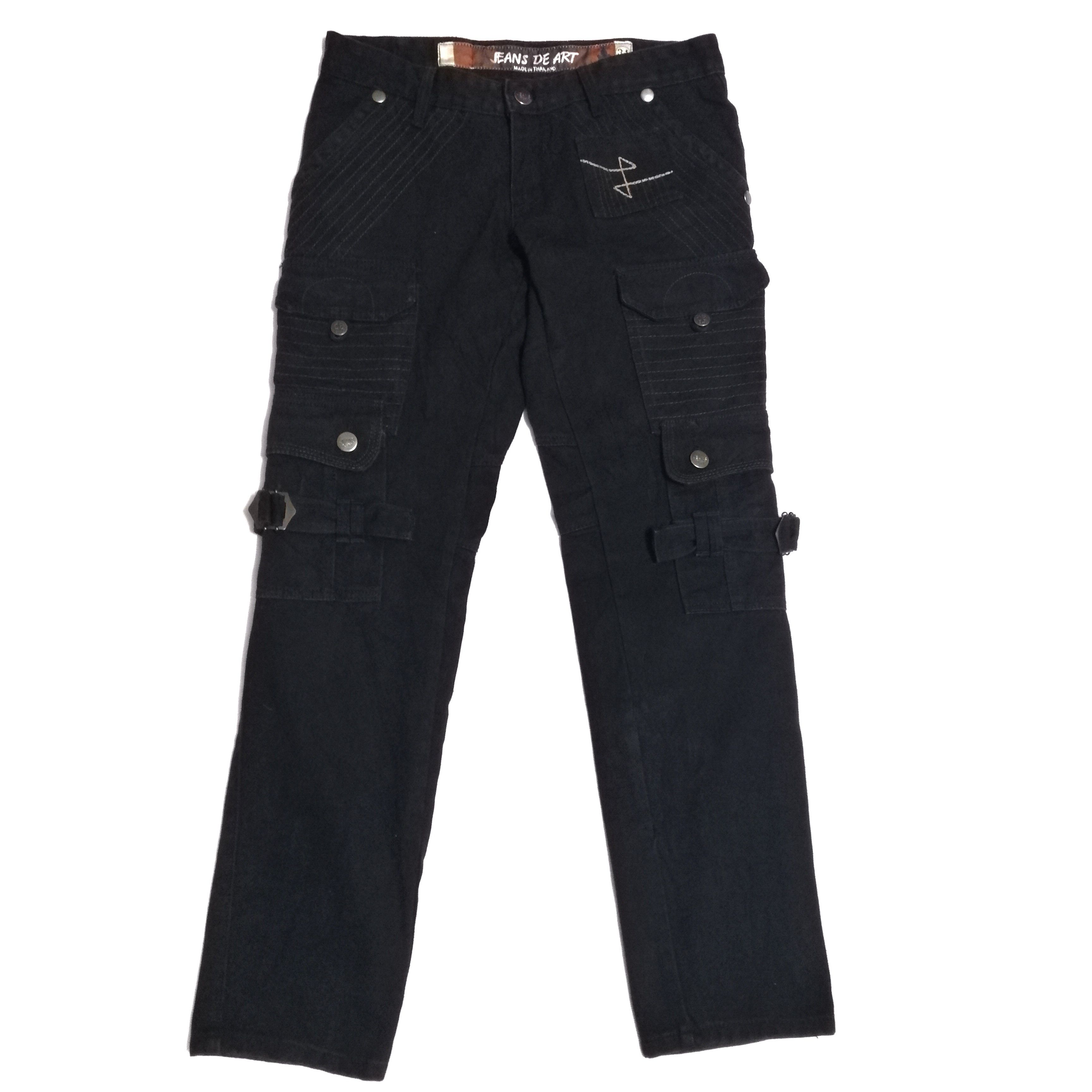 Other Japanese brand Jeans deArt bondage multi cargo pocket denim Size US 33 - 1 Thumbnail