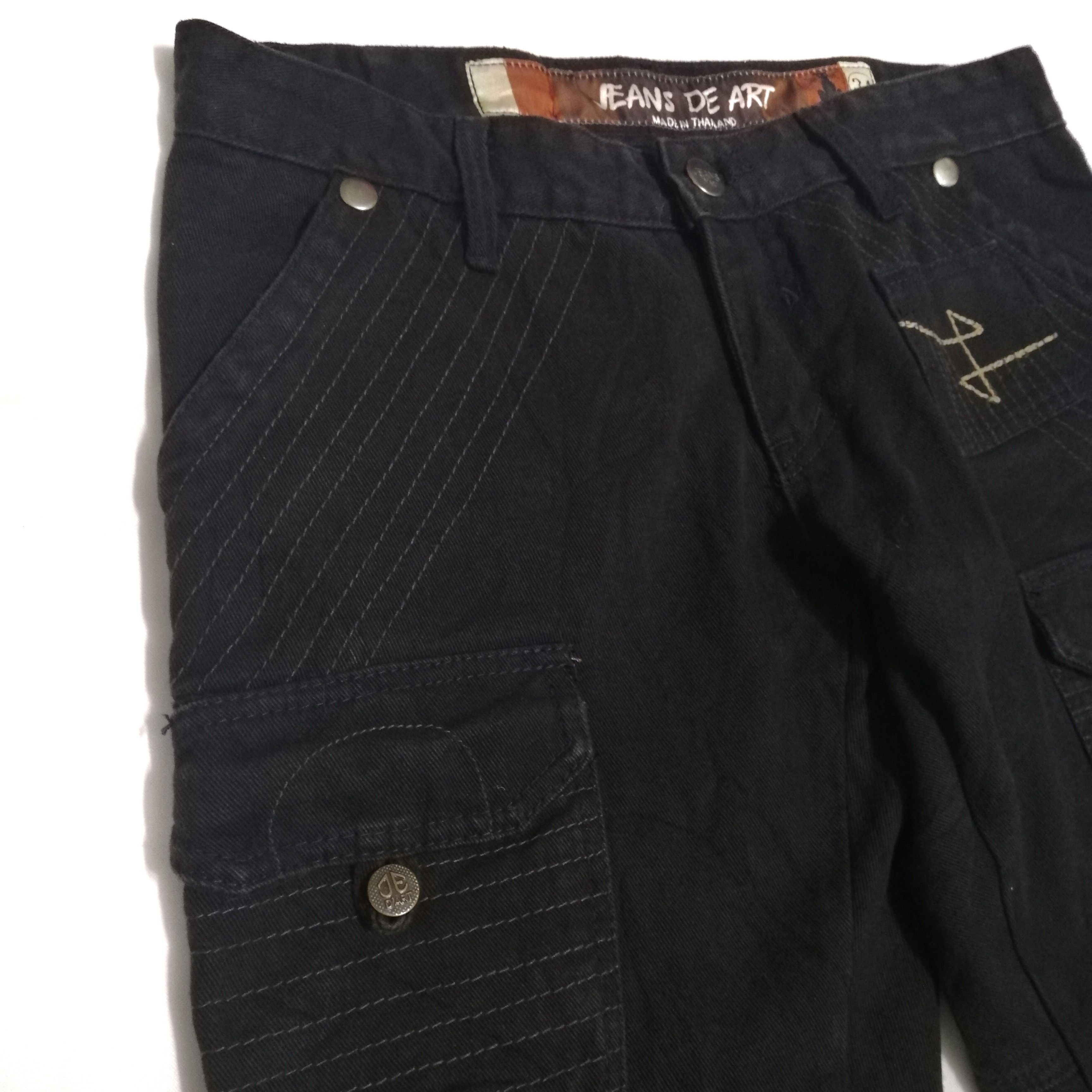 Other Japanese brand Jeans deArt bondage multi cargo pocket denim Size US 33 - 4 Thumbnail