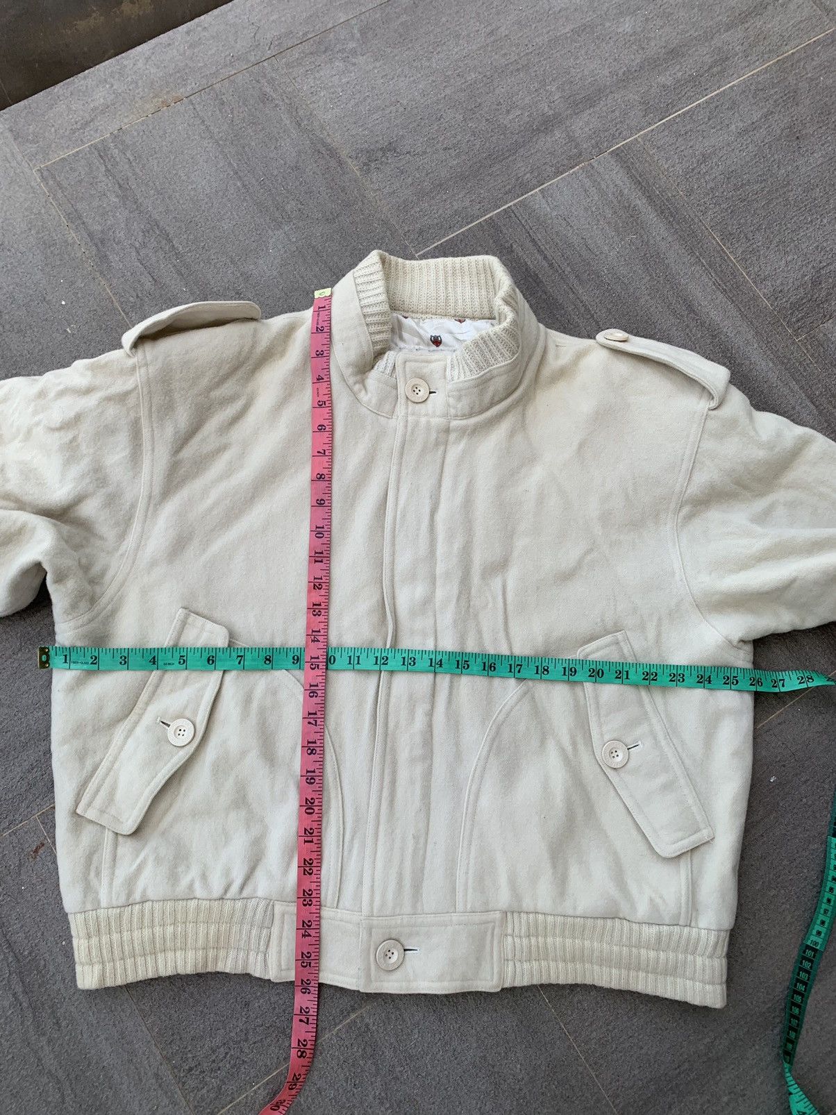 Sports Specialties × Vintage Vintage Pia Sports Wool Bombers Jacket Size US L / EU 52-54 / 3 - 5 Thumbnail