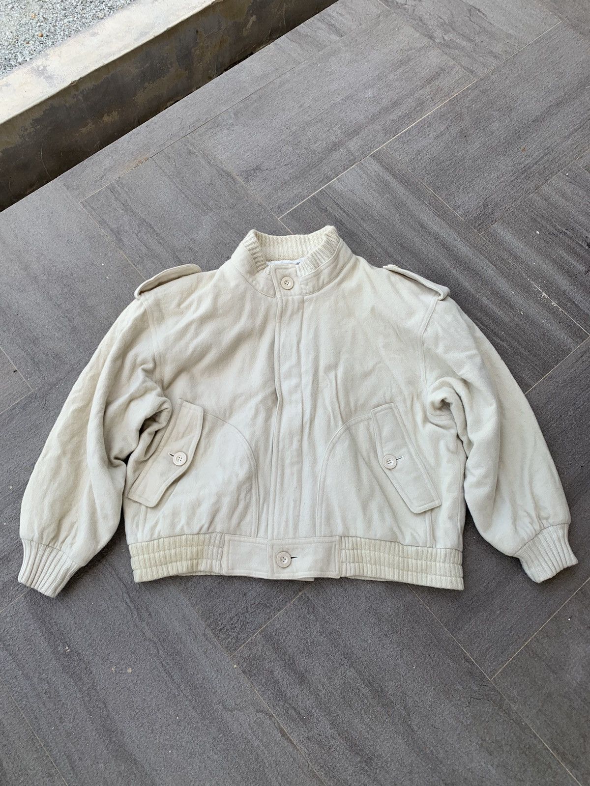 Sports Specialties × Vintage Vintage Pia Sports Wool Bombers Jacket Size US L / EU 52-54 / 3 - 1 Thumbnail