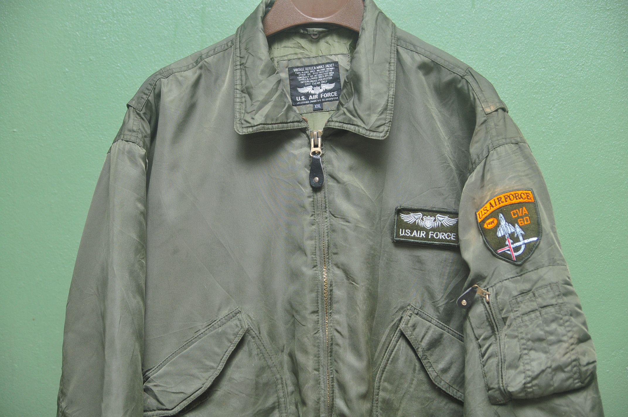 Japanese Brand × Vintage Vintage US Air Force Flight Japanese Designer Fashion Style Size US XL / EU 56 / 4 - 3 Thumbnail
