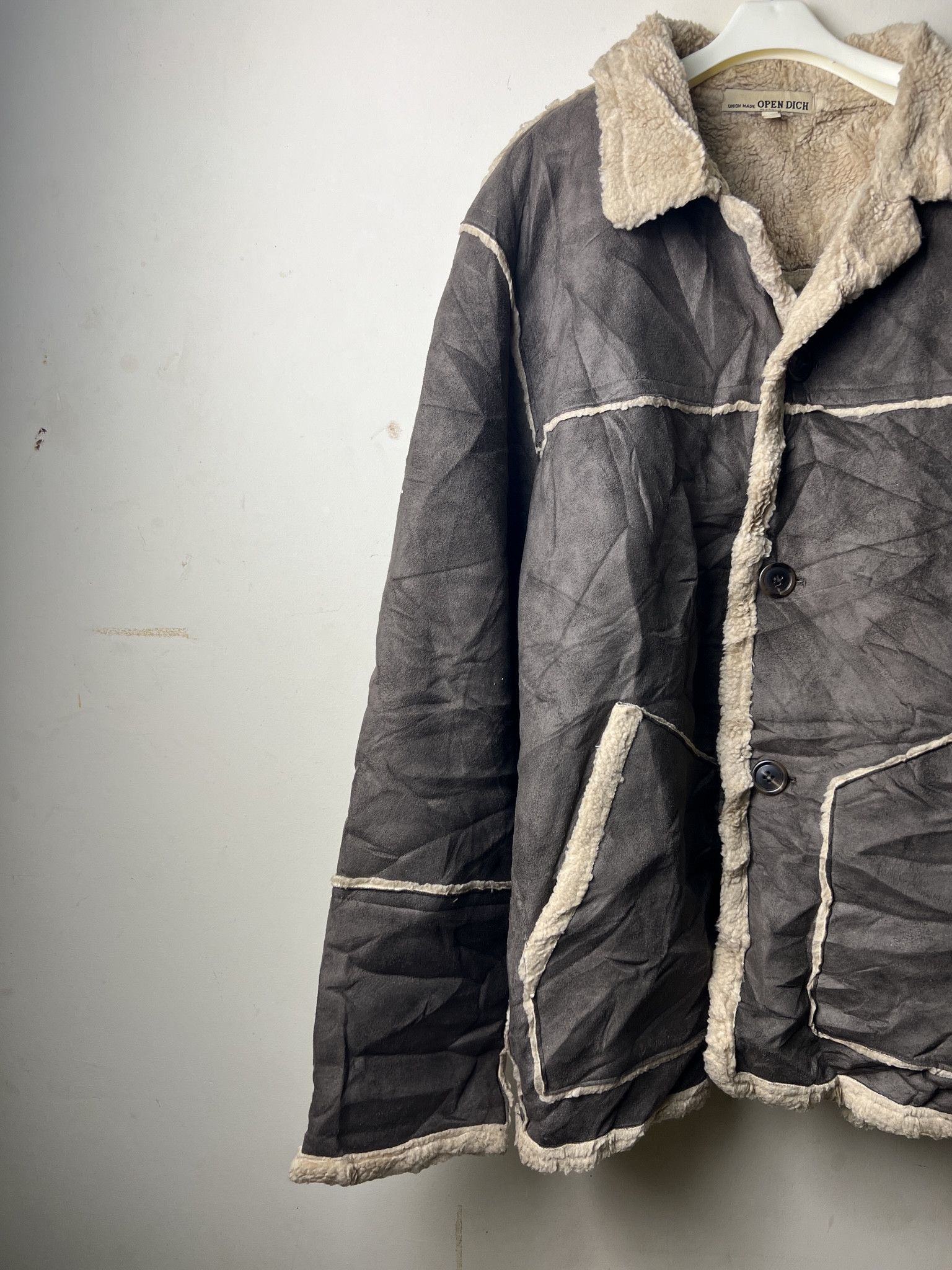 Other 🔥Union Made Open Dich Sherpa Shearling Jackets Size US M / EU 48-50 / 2 - 6 Thumbnail