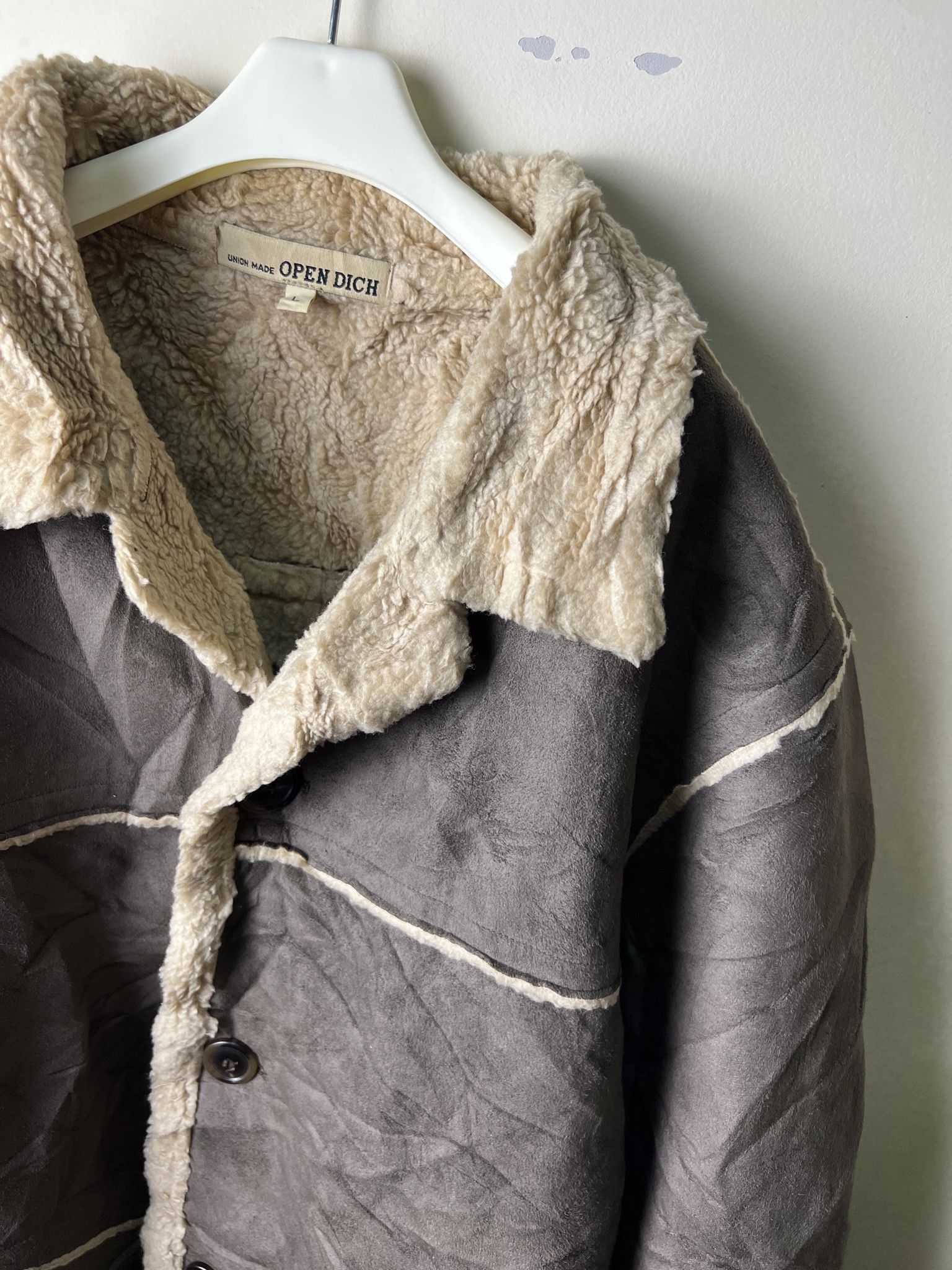 Other 🔥Union Made Open Dich Sherpa Shearling Jackets Size US M / EU 48-50 / 2 - 4 Thumbnail