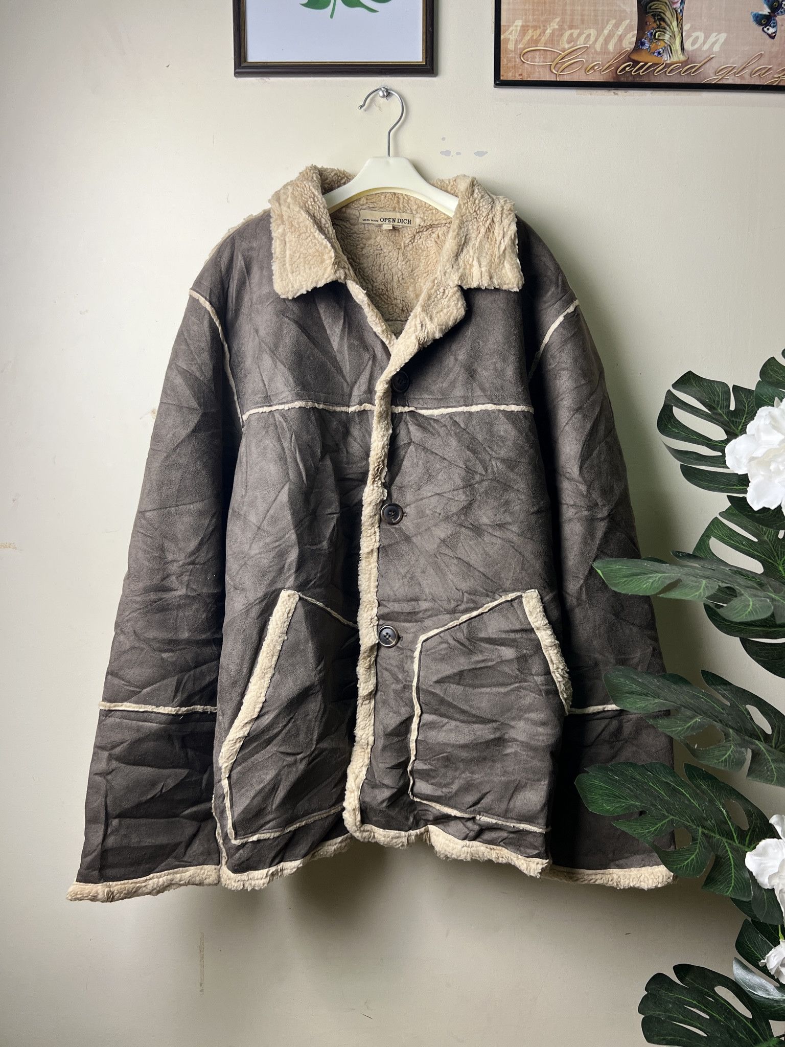Other 🔥Union Made Open Dich Sherpa Shearling Jackets Size US M / EU 48-50 / 2 - 1 Thumbnail