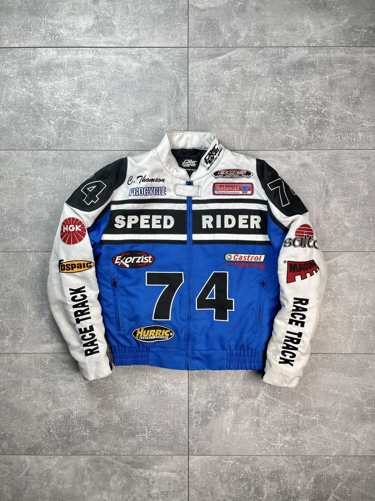 Fox Racing FAST LANE SPONSOR RACING JACKET VERY RARE | Grailed