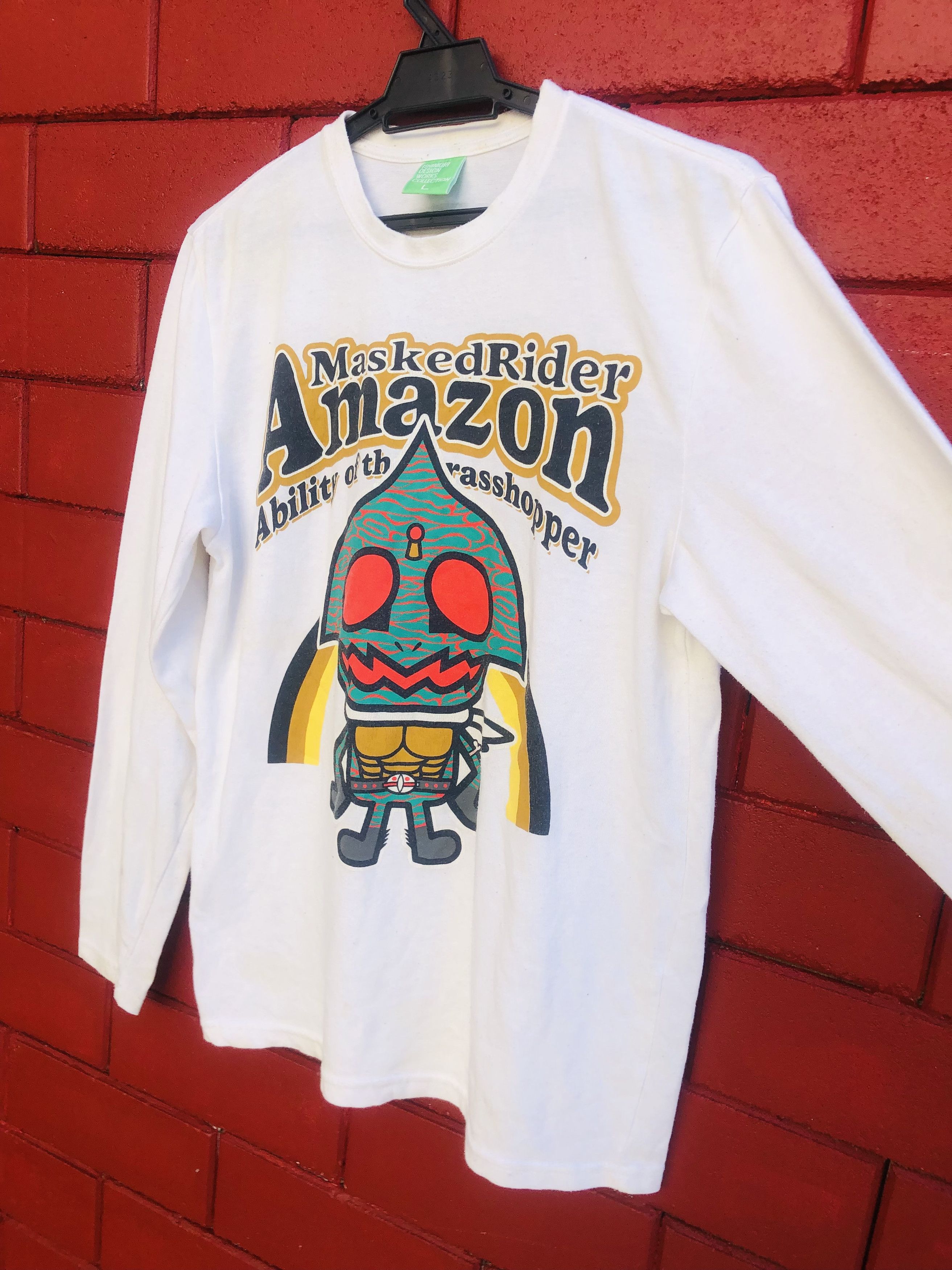 Japanese Brand × Vintage Vintage Masked Rider Famous Cartoon Movie Series Size US M / EU 48-50 / 2 - 6 Thumbnail