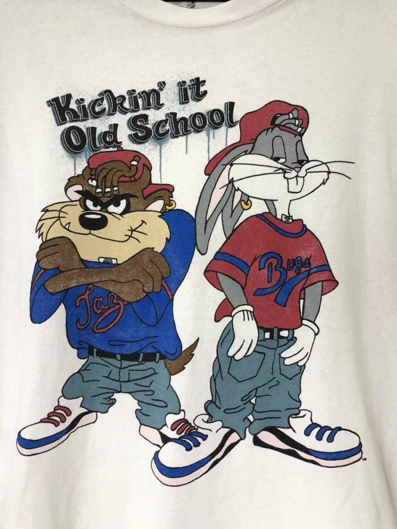 Cartoon Network × Delta × Universal Studios Tasmanian Devil And Bugs Bunny Kick in’ It Old School Size US XL / EU 56 / 4 - 3 Thumbnail
