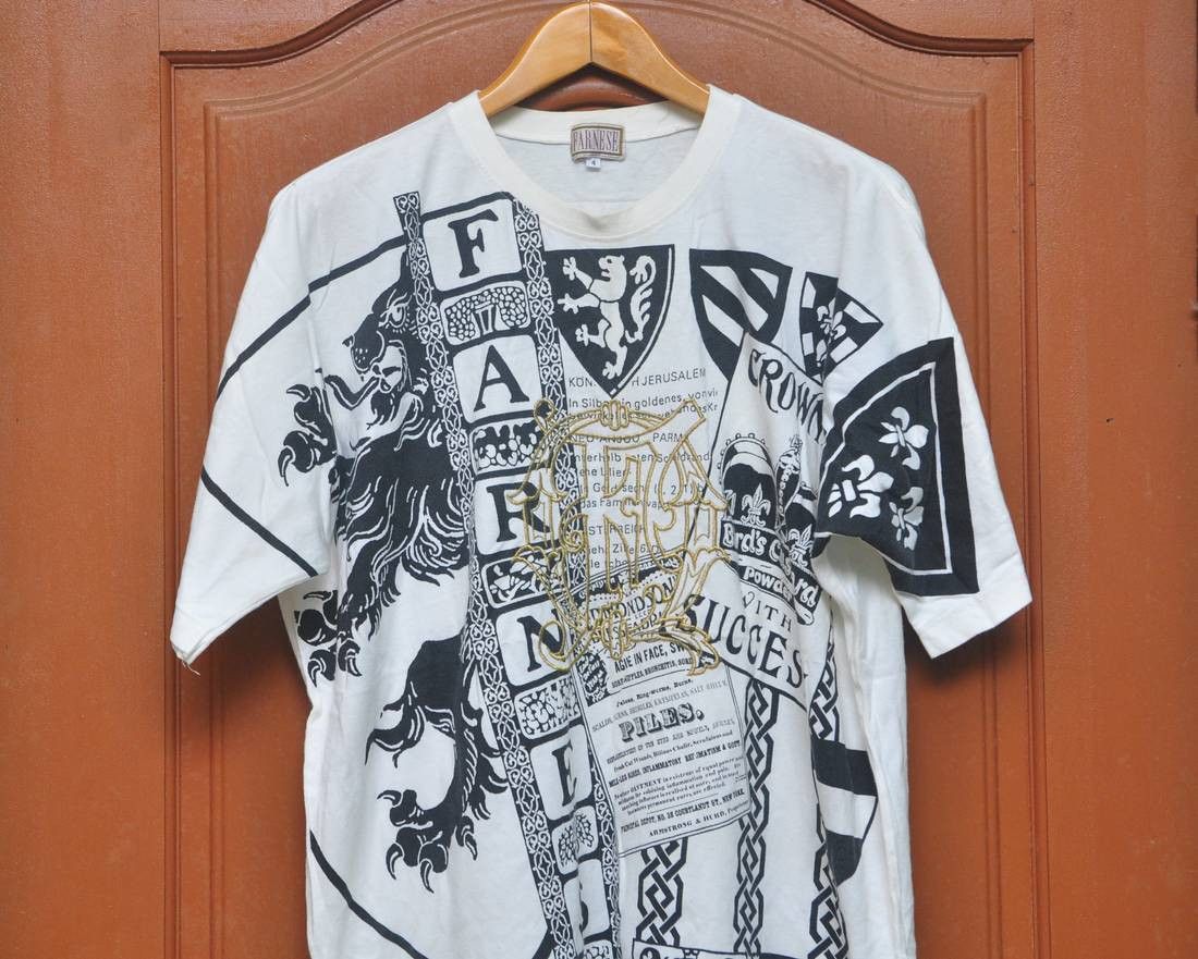 Japanese Brand × Vintage Vintage Farnese Royal Marine Designer Fashion Style Shirt Size US XL / EU 56 / 4 - 3 Thumbnail