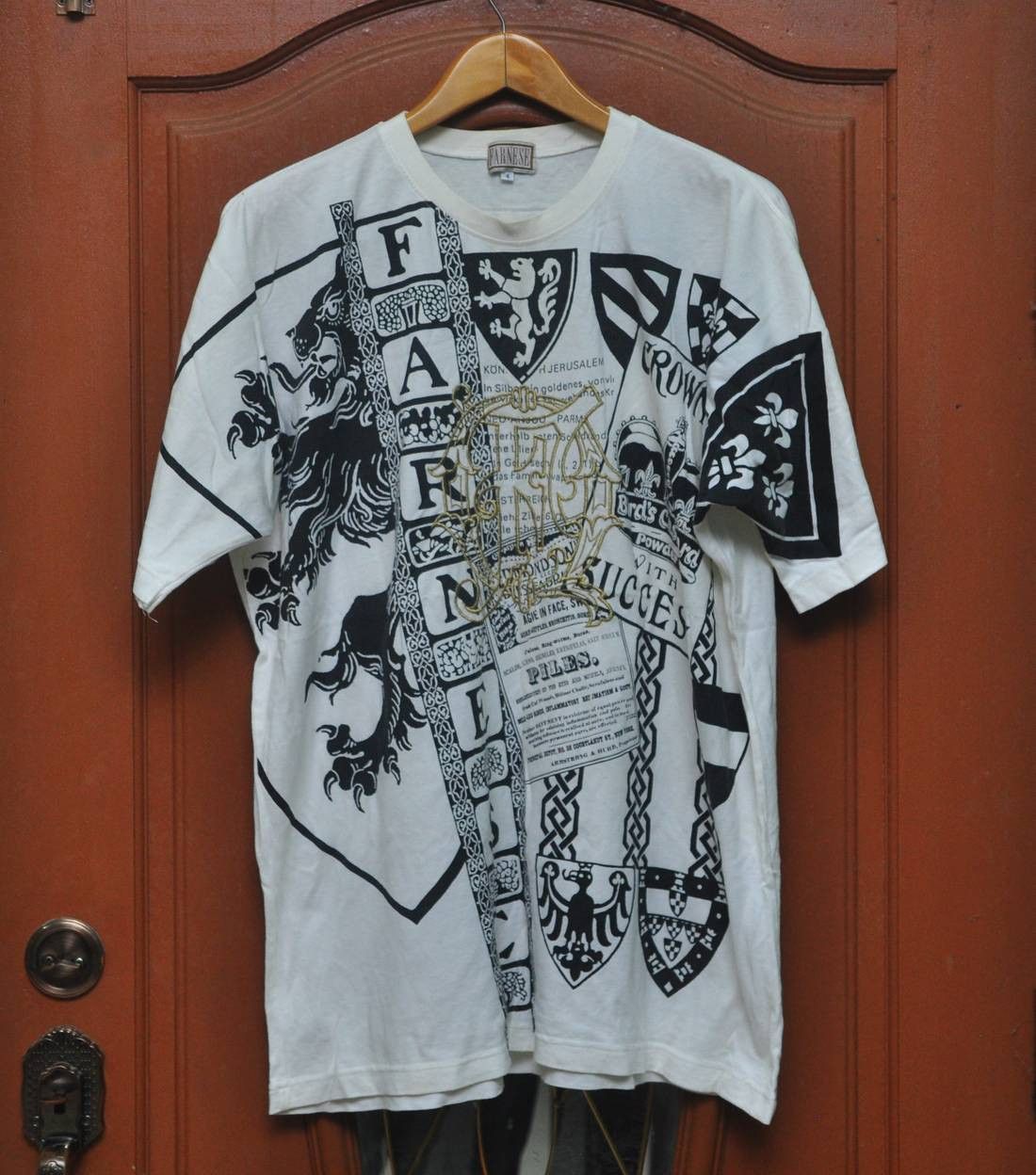 Japanese Brand × Vintage Vintage Farnese Royal Marine Designer Fashion Style Shirt Size US XL / EU 56 / 4 - 1 Thumbnail