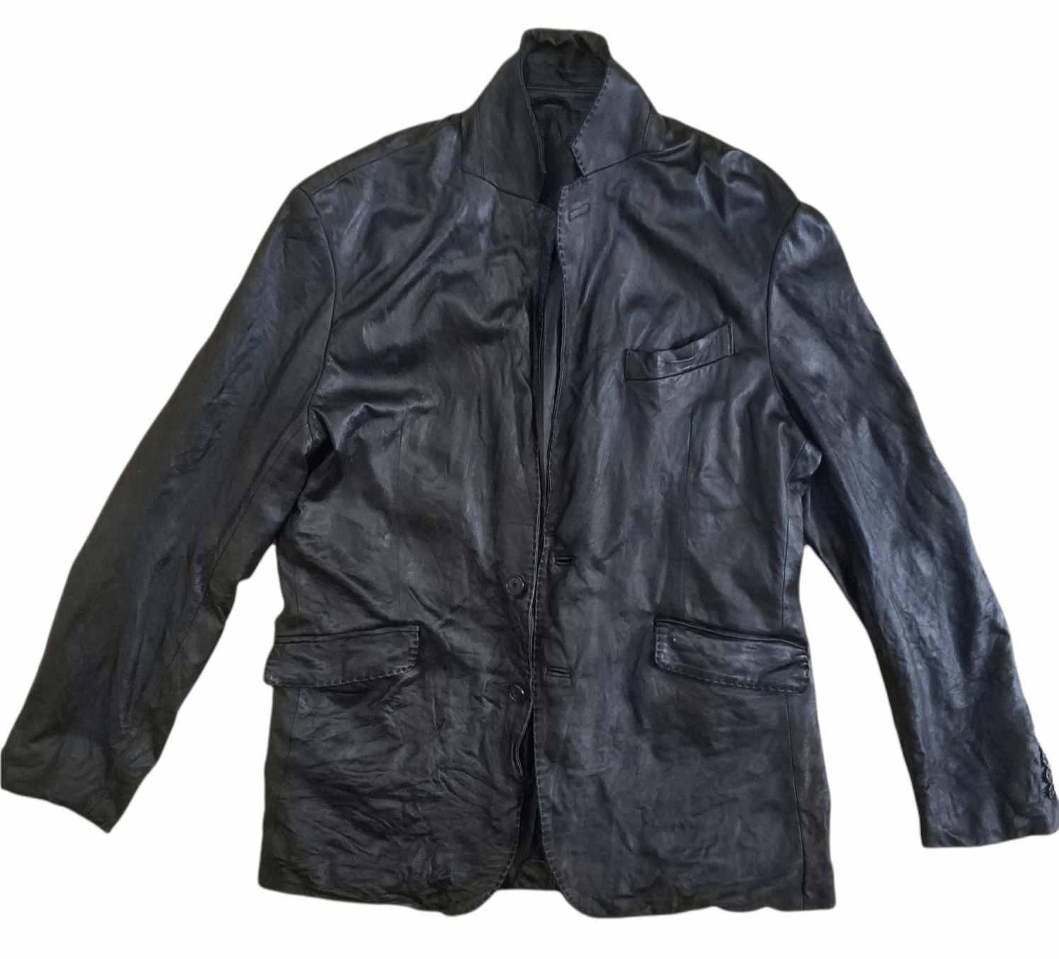 Other 🔥Black Licorice Leather Jacket Size US M / EU 48-50 / 2 - 2 Thumbnail
