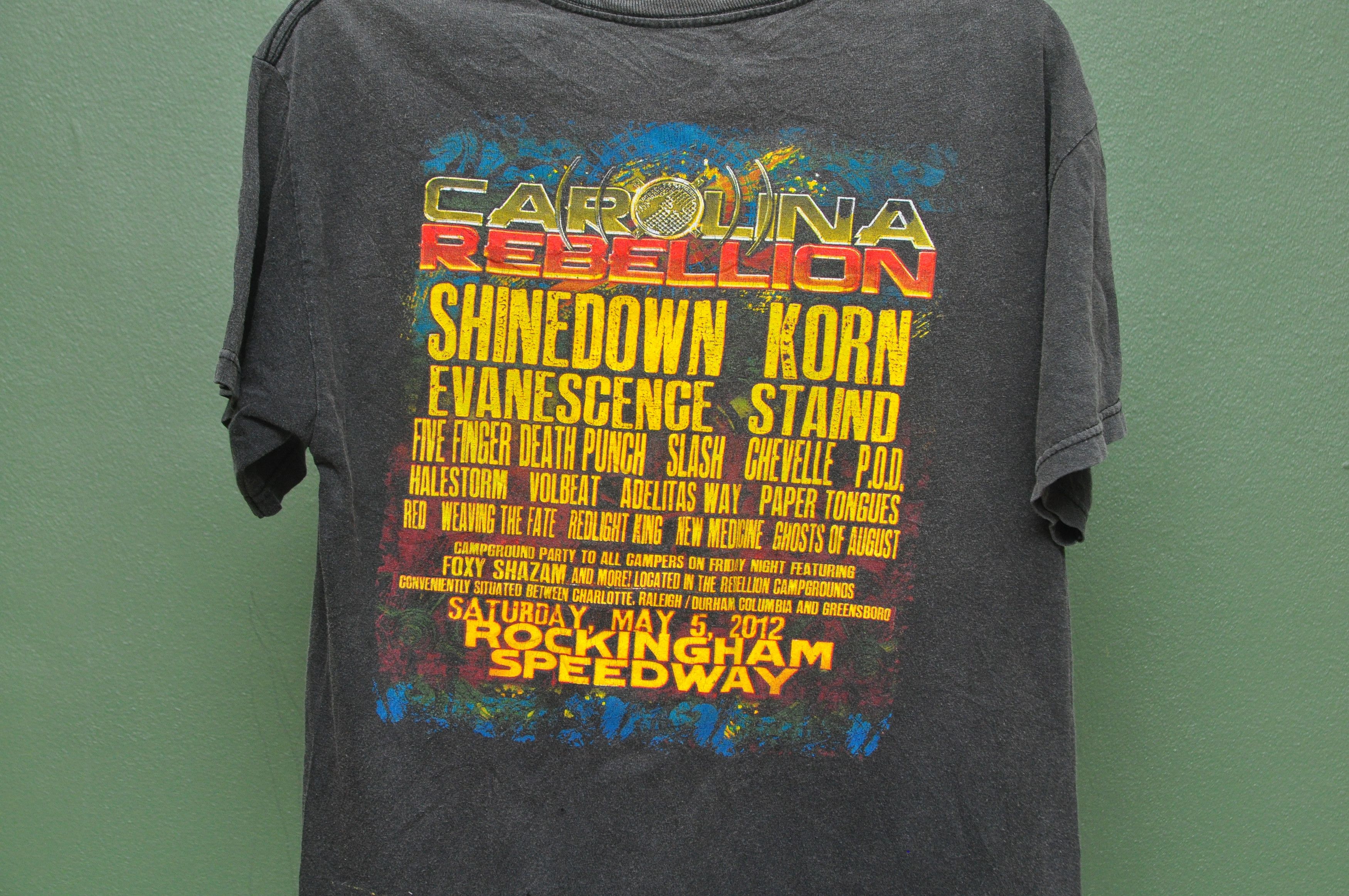 Band Tees × Designer × Japanese Brand Vintage Band Carolina Rebelion Music Shirt Size US M / EU 48-50 / 2 - 4 Thumbnail