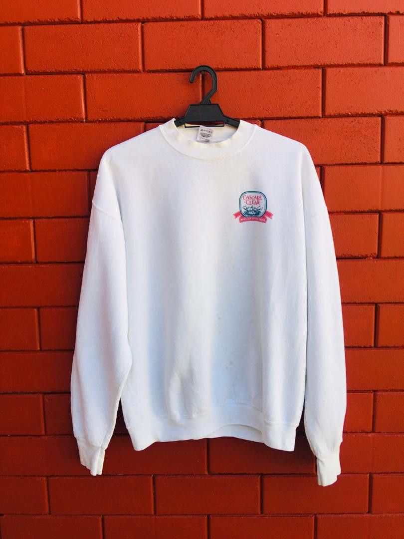 Japanese Brand × Vintage Vintage Cascade Clear Marc Hudson Burlington Sweatshirt Size US XL / EU 56 / 4 - 2 Thumbnail