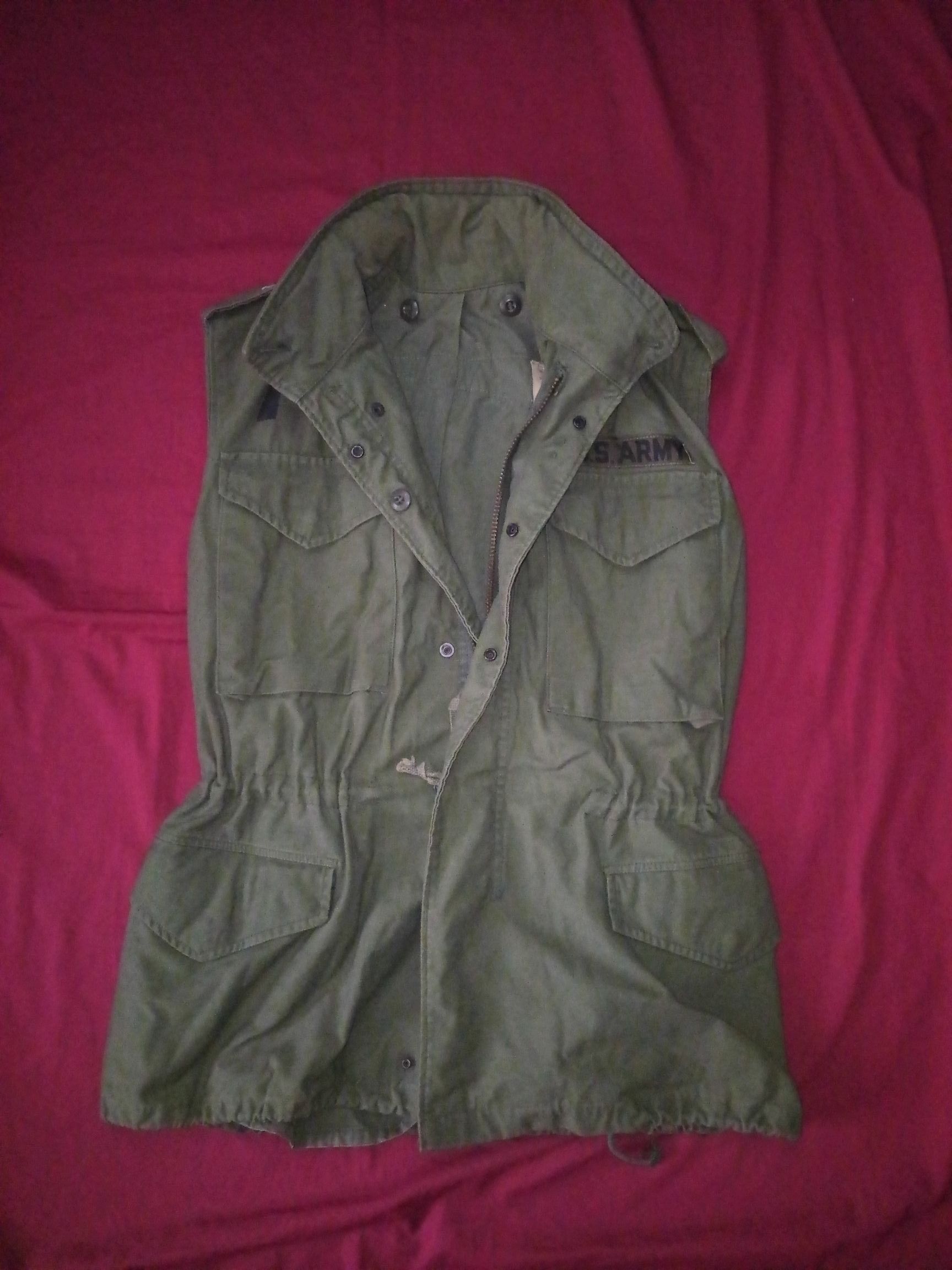 The Rolling Stones × Vintage Vintage Army jacket x Rolling Stones custom coat Size US M / EU 48-50 / 2 - 3 Thumbnail