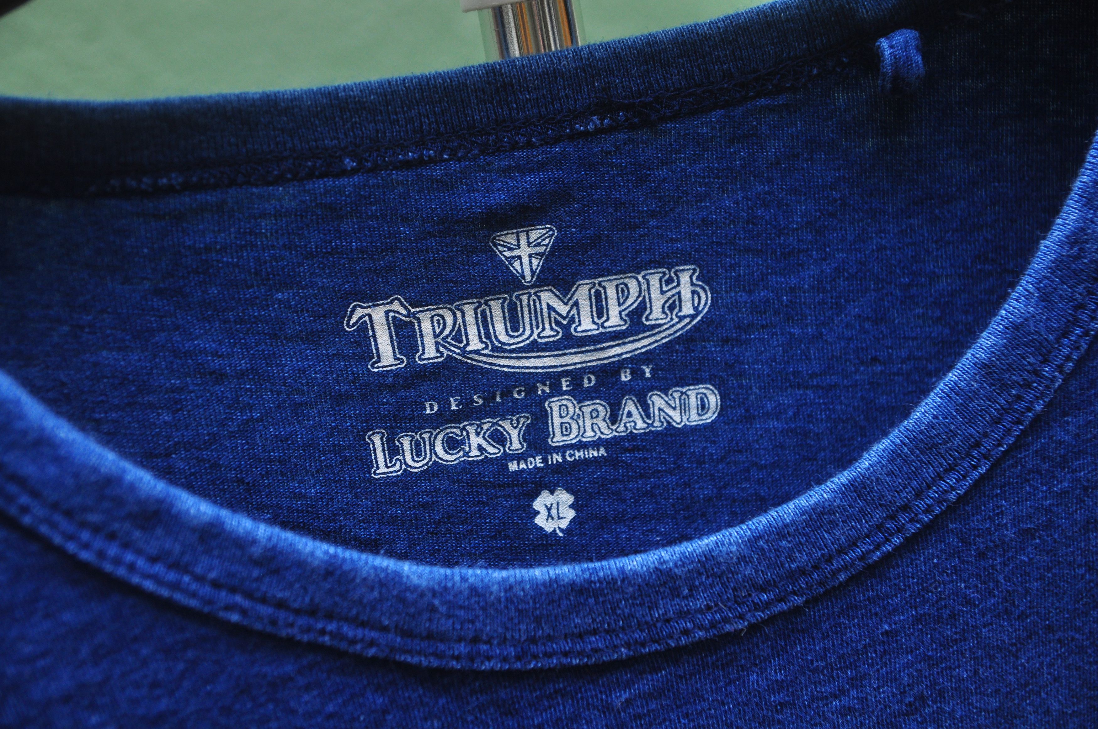 Japanese Brand × Vintage Vinatge Triumph World Faster Engine Big Logo Shirt Size US XL / EU 56 / 4 - 5 Thumbnail