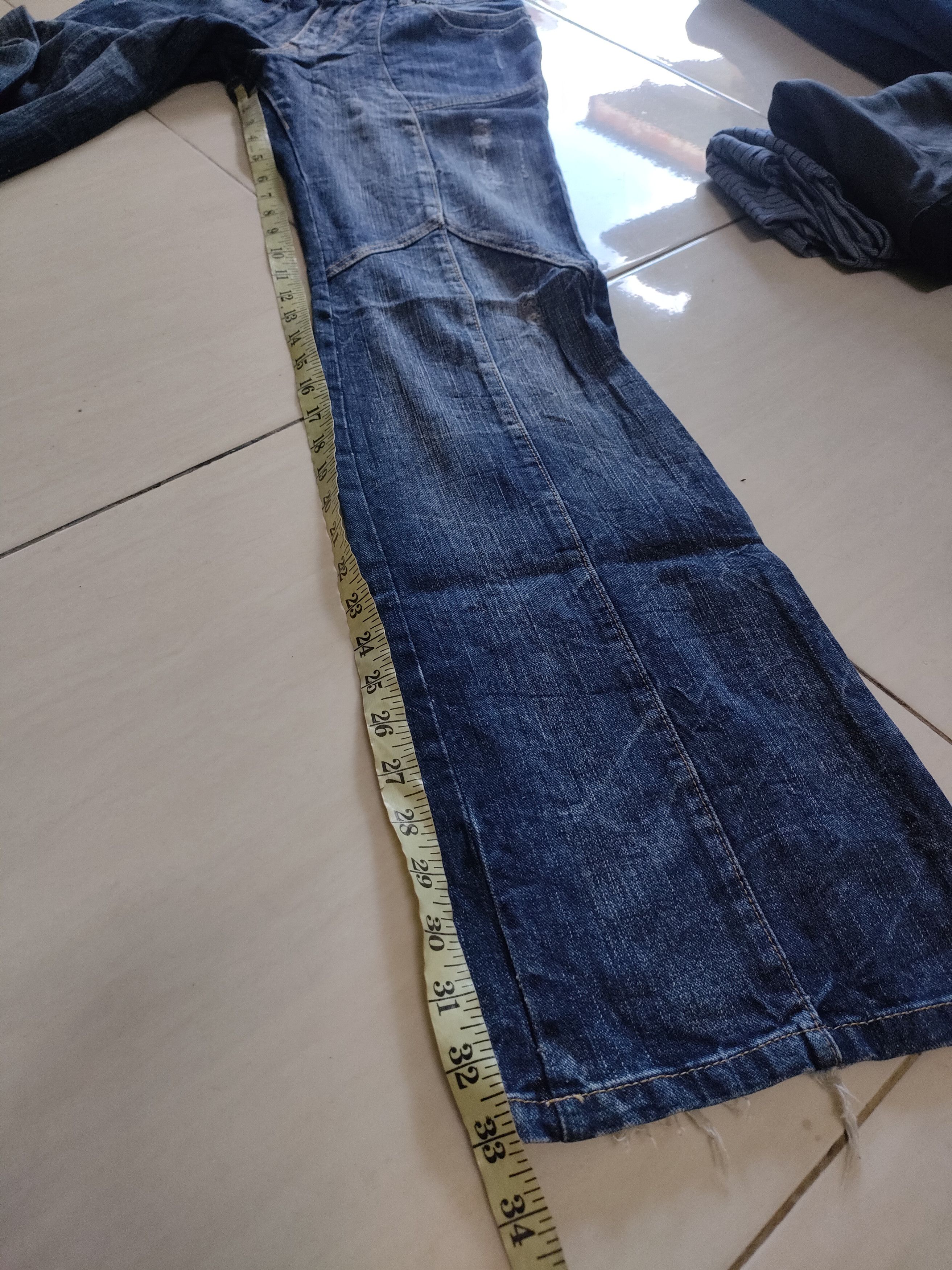 Designer × If Six Was Nine × Japanese Brand Flare🔥Semantic Design Denim Jeans Size US 29 - 8 Thumbnail