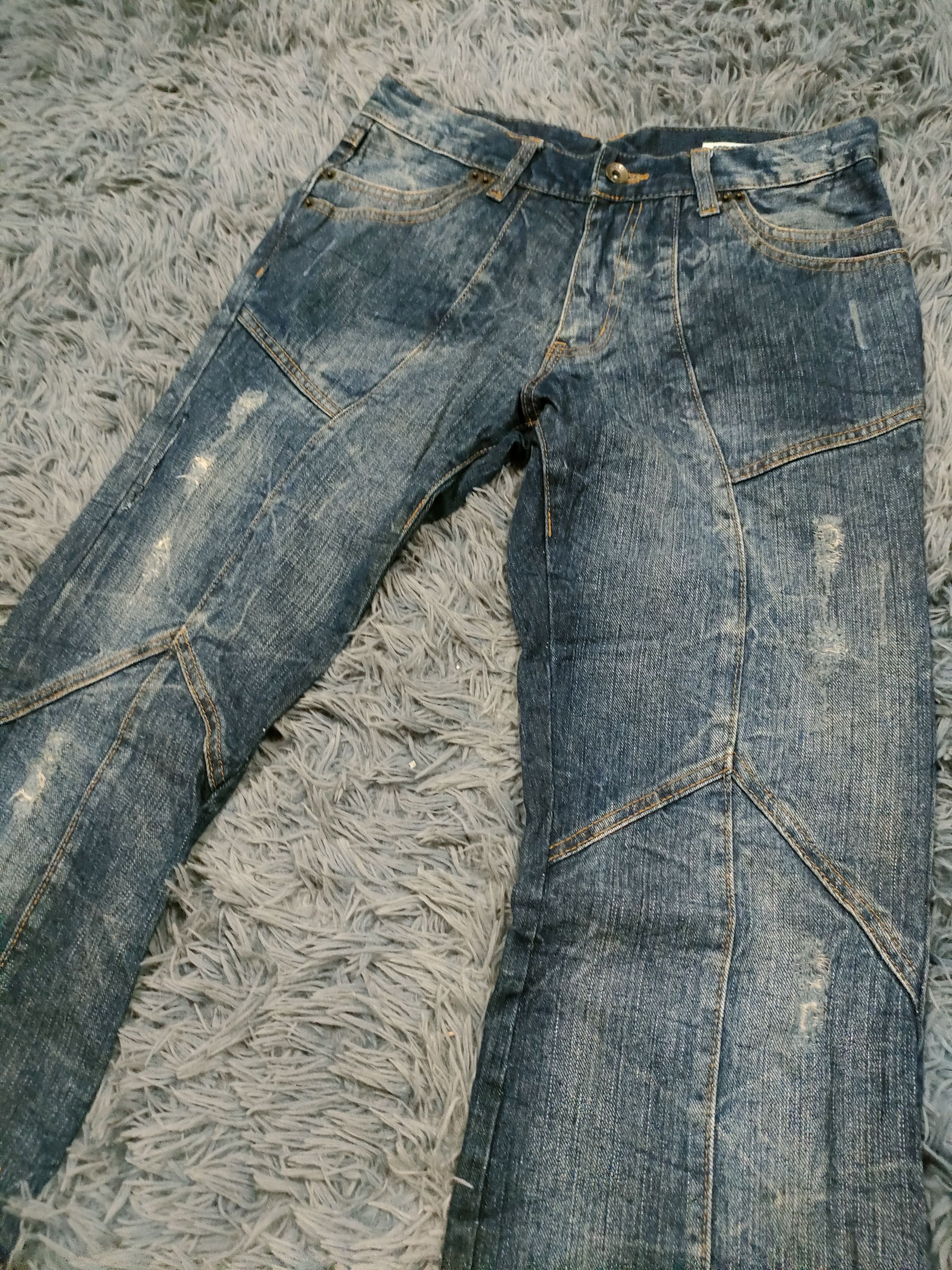 Designer × If Six Was Nine × Japanese Brand Flare🔥Semantic Design Denim Jeans Size US 29 - 7 Thumbnail