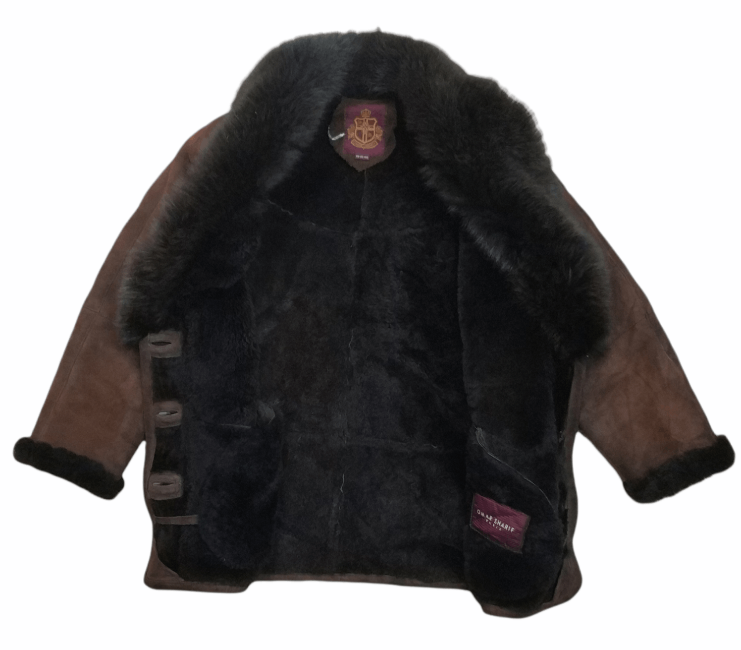 Other 🔥Very Rare Omar Sharif Paris Faux Fur Sherpa Jacket Size US S / EU 44-46 / 1 - 2 Thumbnail