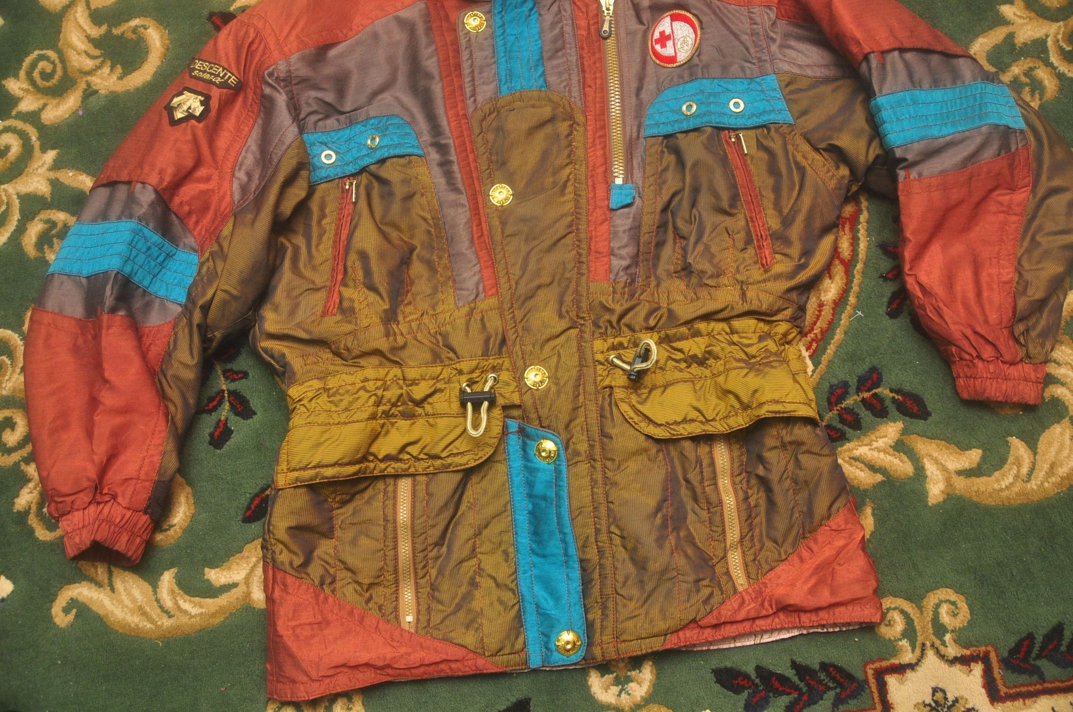 Designer × Japanese Brand Vintage Descente Ski Multicolour Jacket Travis Scoot Style Size US L / EU 52-54 / 3 - 4 Thumbnail