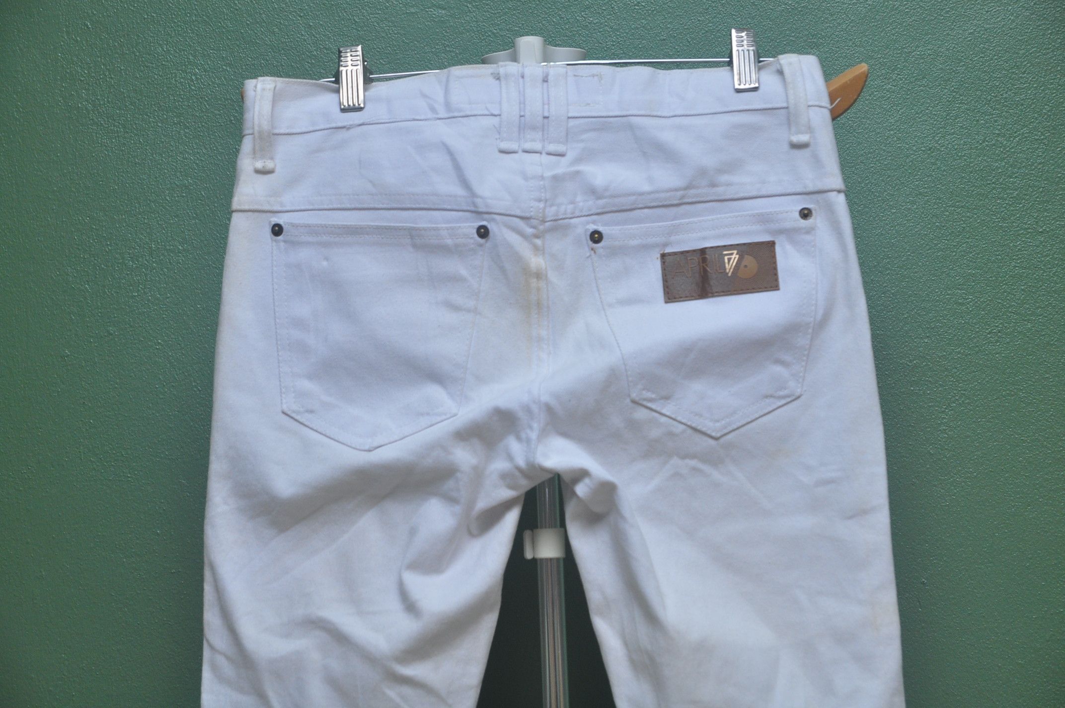 April 77 Vintage April 77 Joey Overdrive Off WHite Jeans Size US 32 / EU 48 - 4 Thumbnail