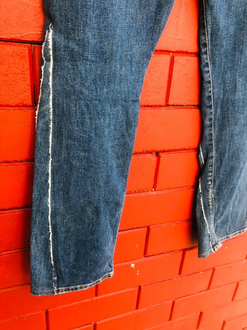 Japanese Brand × Vintage Vintage Max Mara Distressed Custom Travis Scott Style Size US 29 - 12 Thumbnail